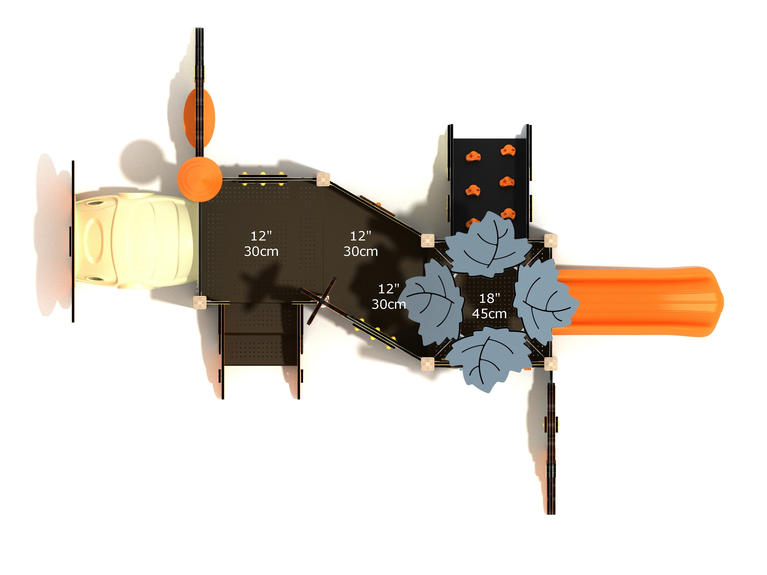 Playground Equipment Peony Canopy Mini Playground SKU PCM017