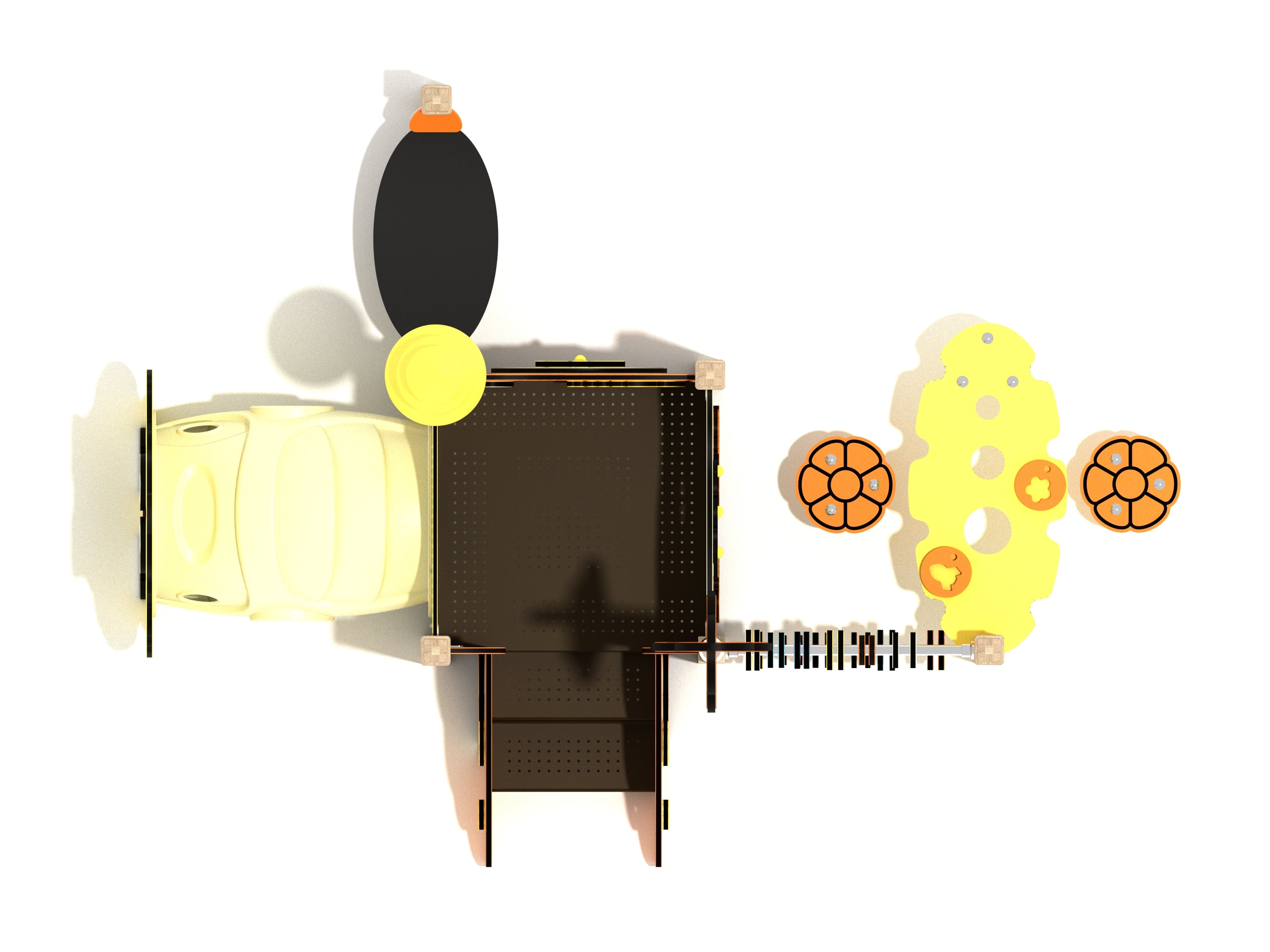 Playground Equipment Siberian Cypress Canopy Mini Playground SKU PCM019