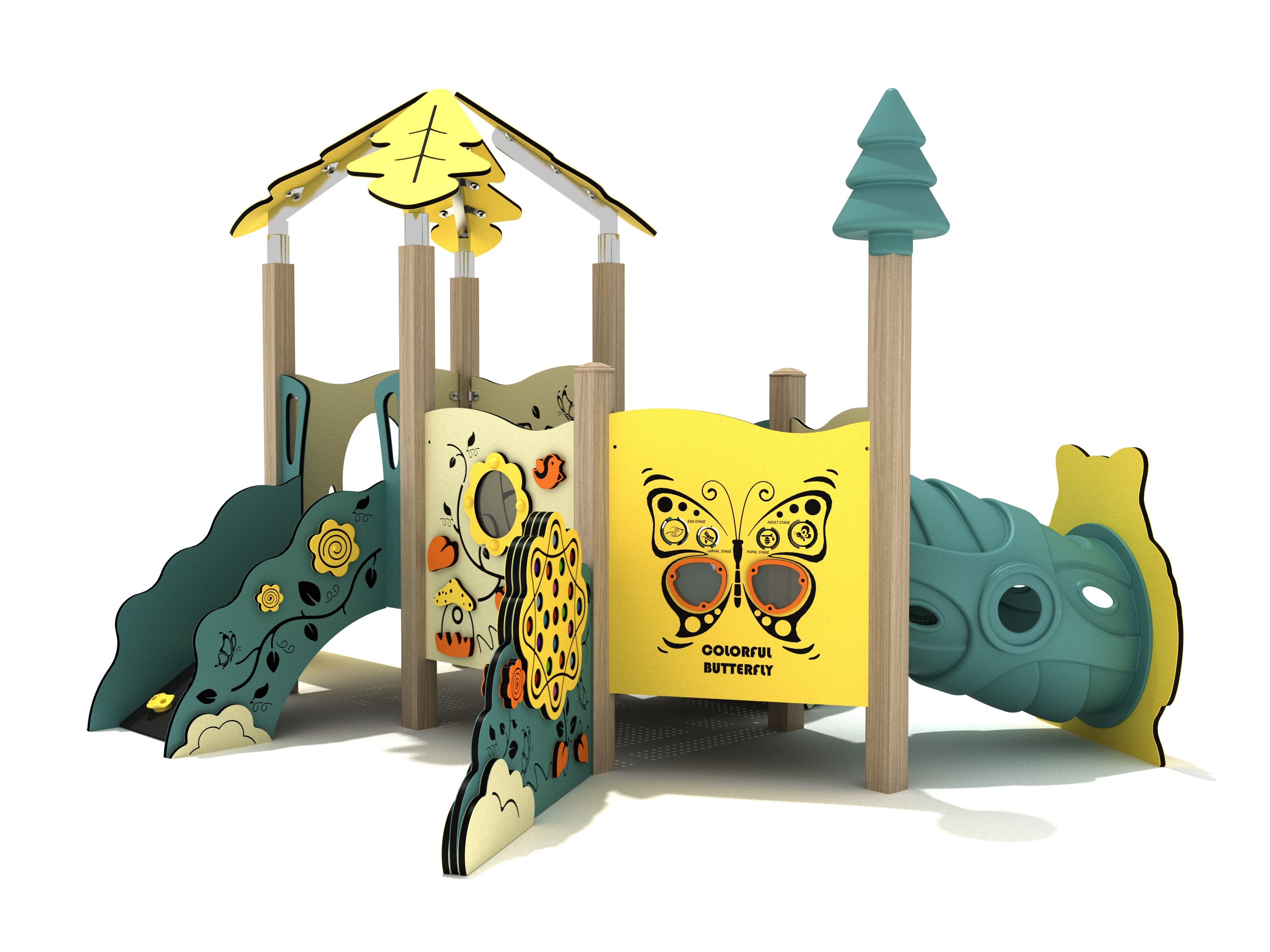 Playground Equipment Hibiscus Canopy Mini Playground SKU PCM022