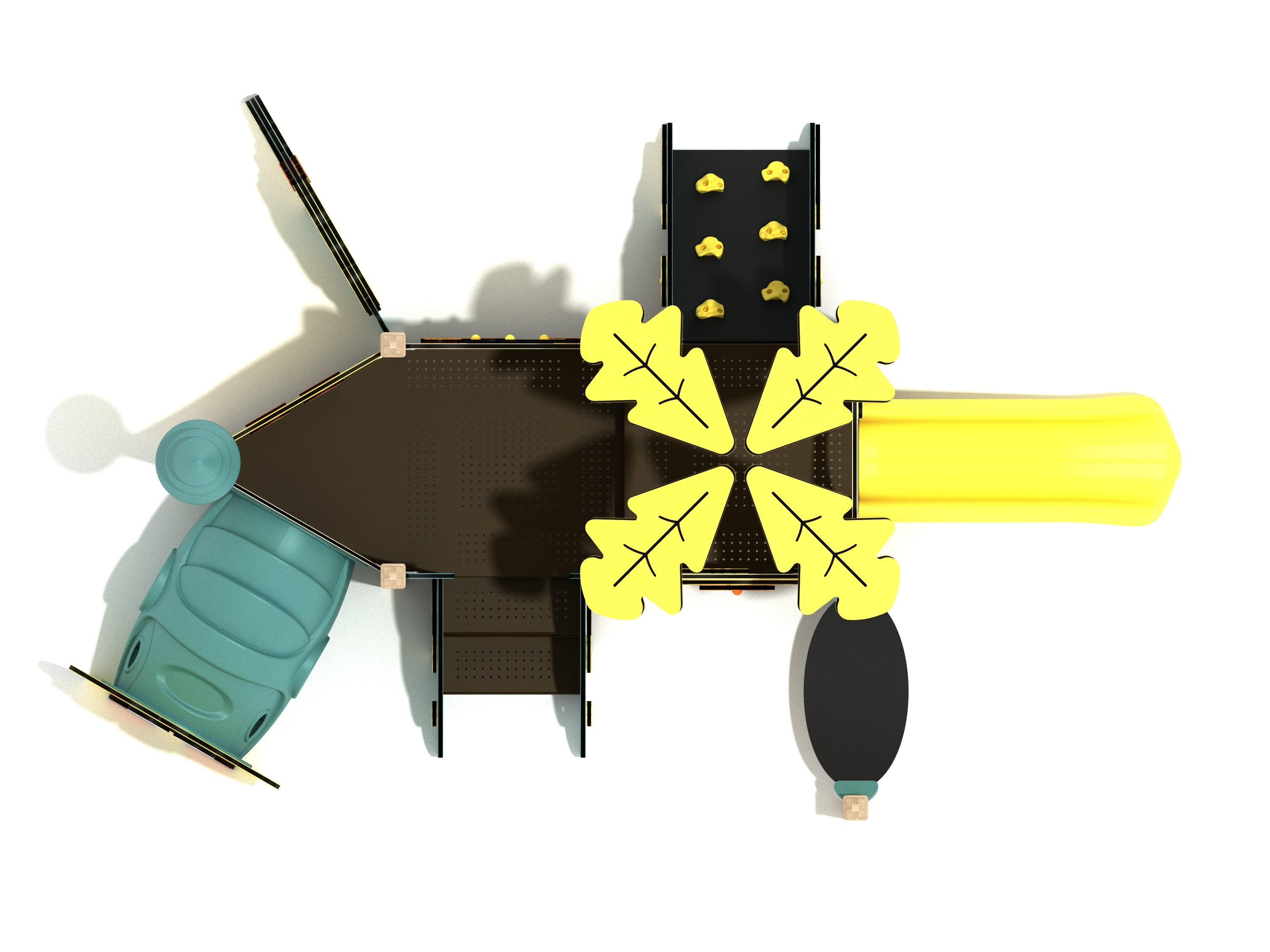 Playground Equipment Hibiscus Canopy Mini Playground SKU PCM022