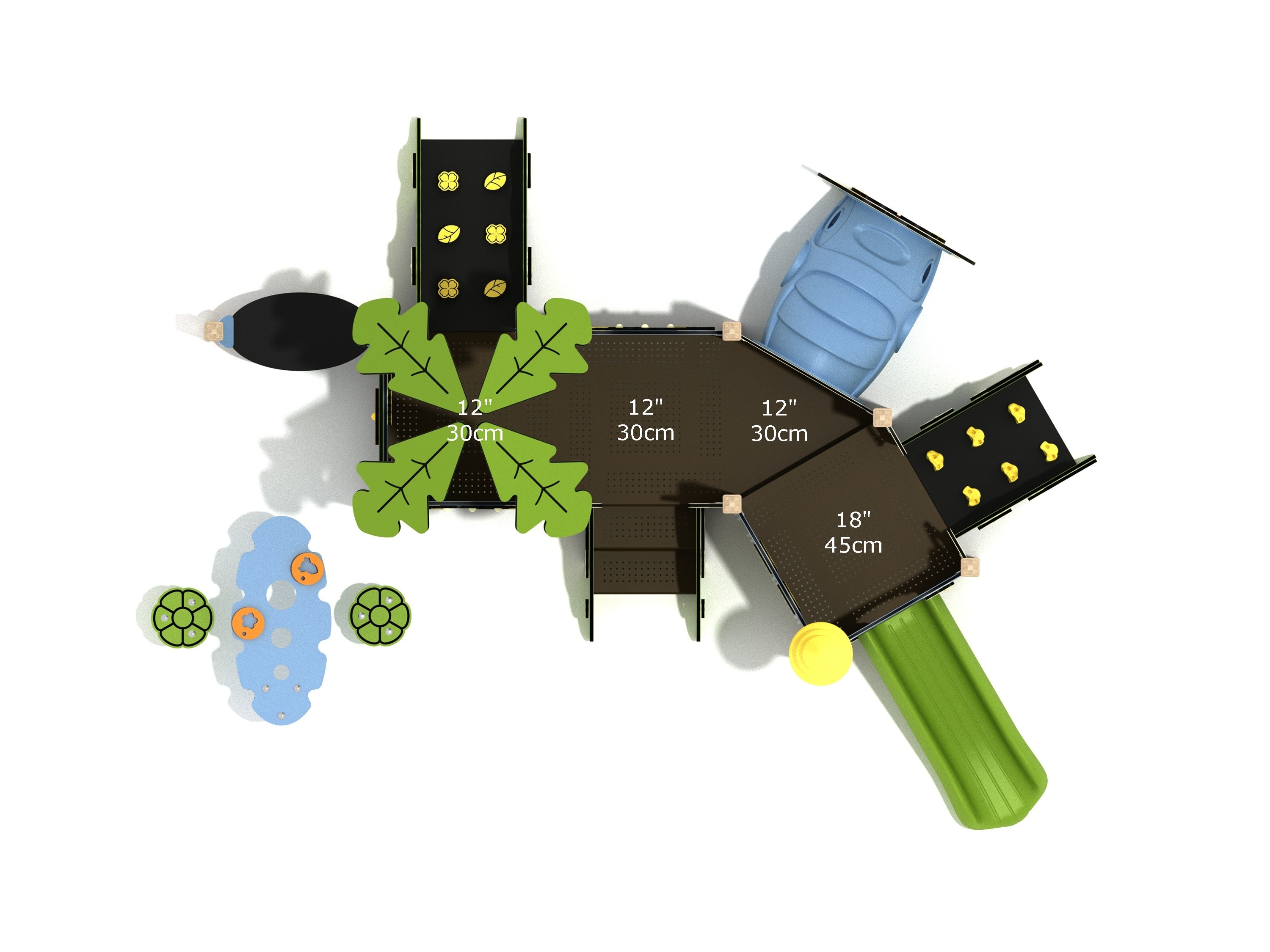 Playground Equipment Barberry Canopy Mini Playground SKU PCM027