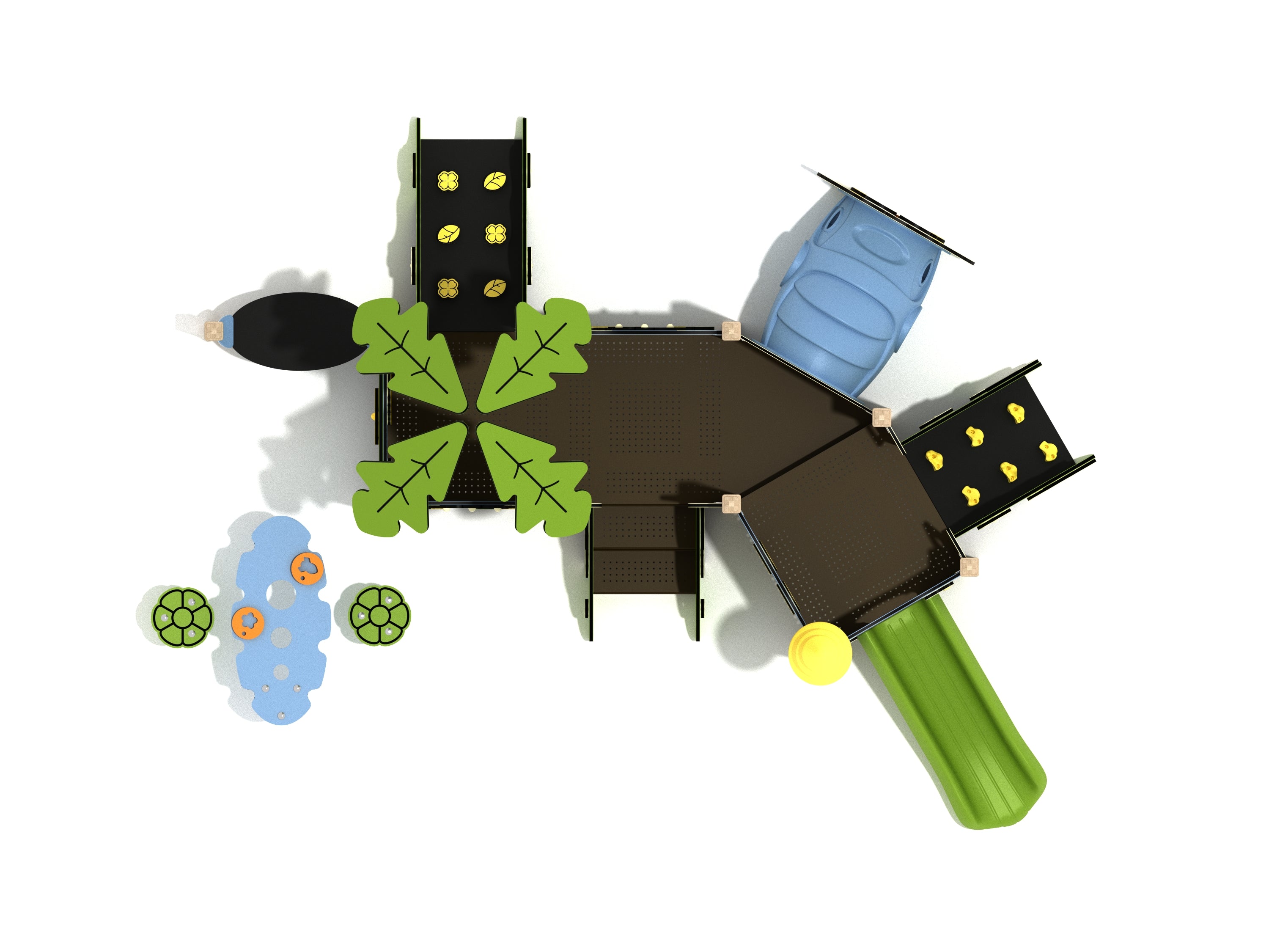 Playground Equipment Barberry Canopy Mini Playground SKU PCM027