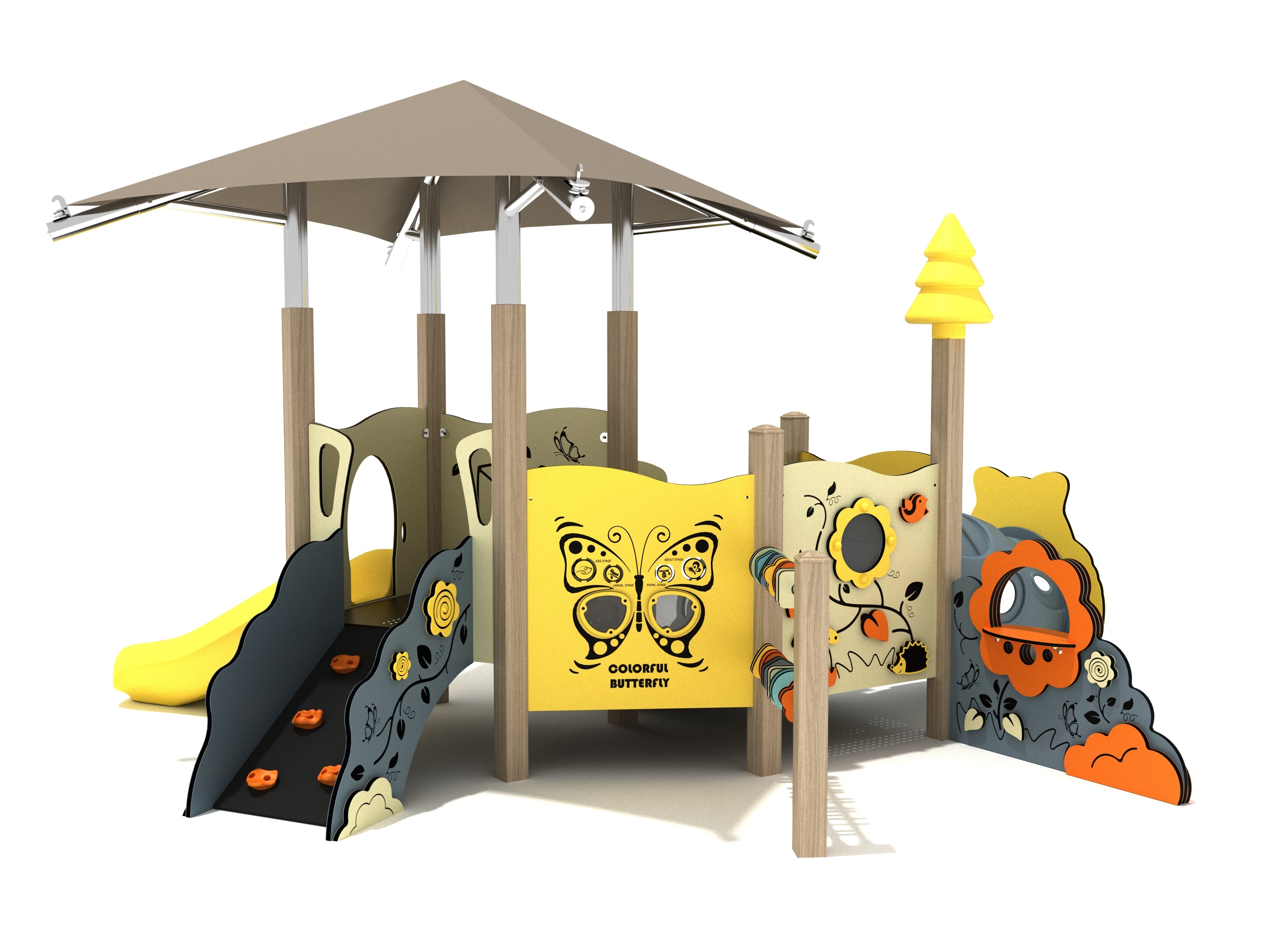 Playground Equipment Periwinkle Canopy Mini Playground SKU PCM028