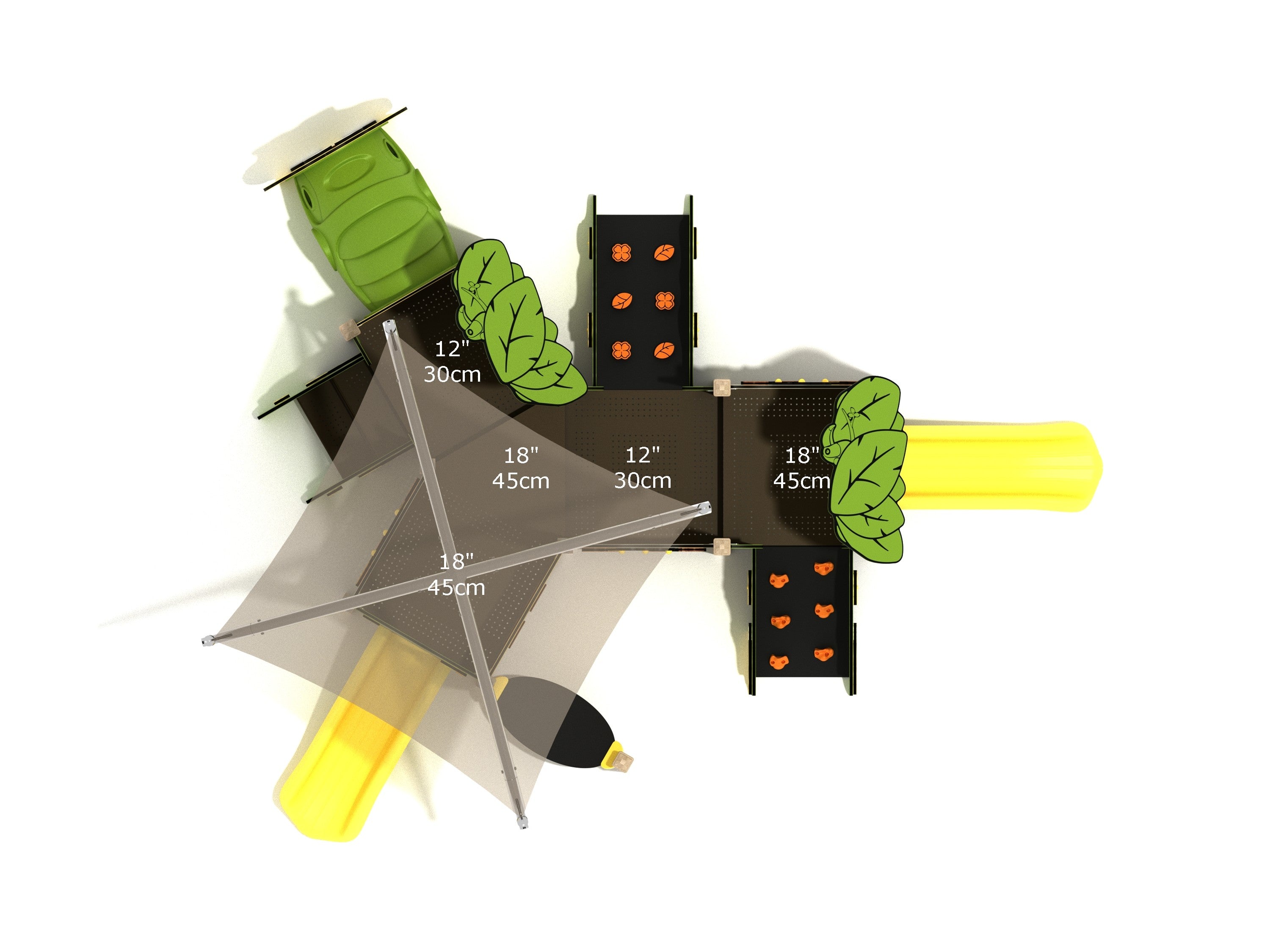 Playground Equipment Holly Canopy Mini Playground SKU PCM030