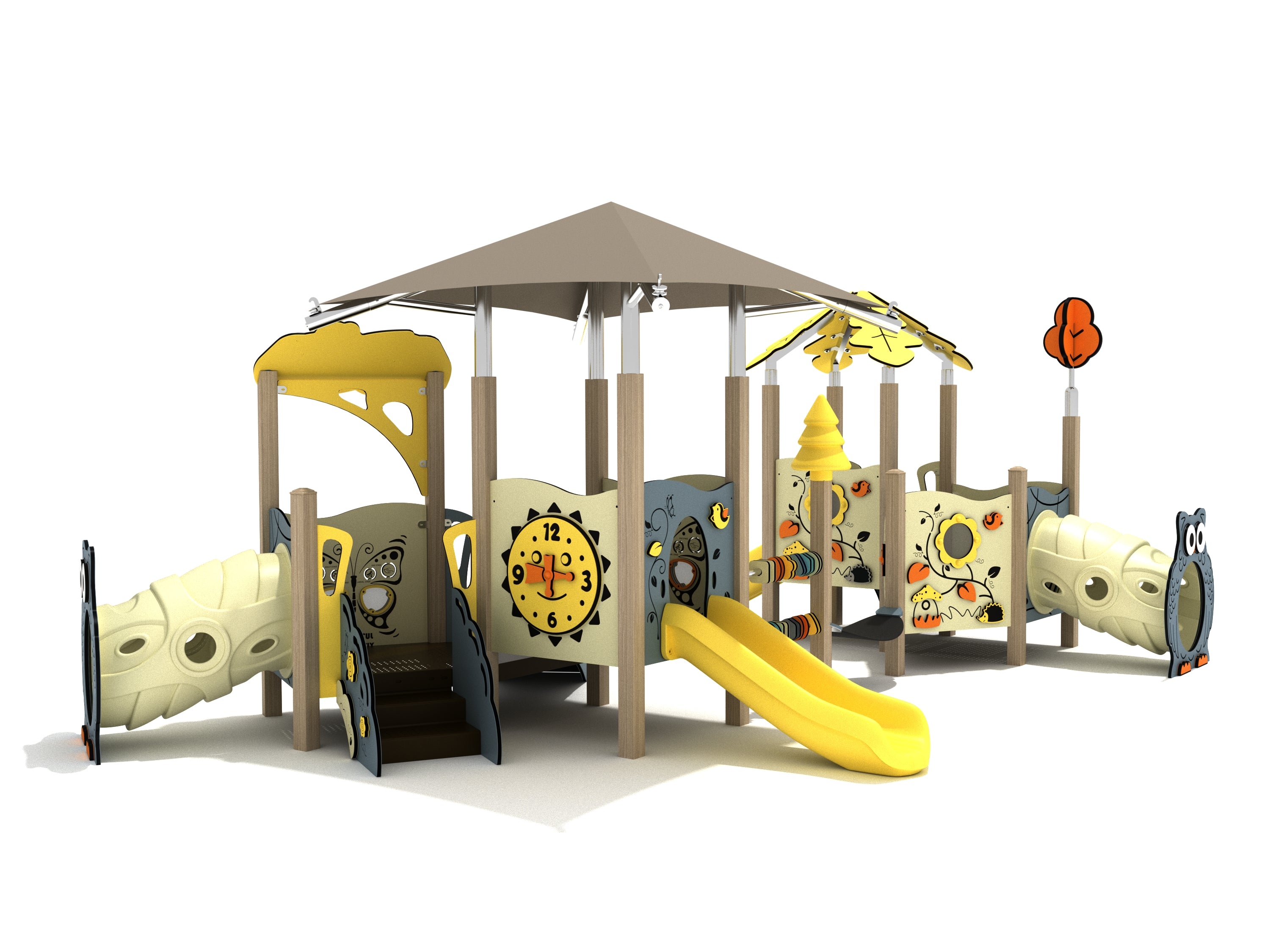 Playground Equipment Hydrangea Canopy Mini Playground SKU PCM031
