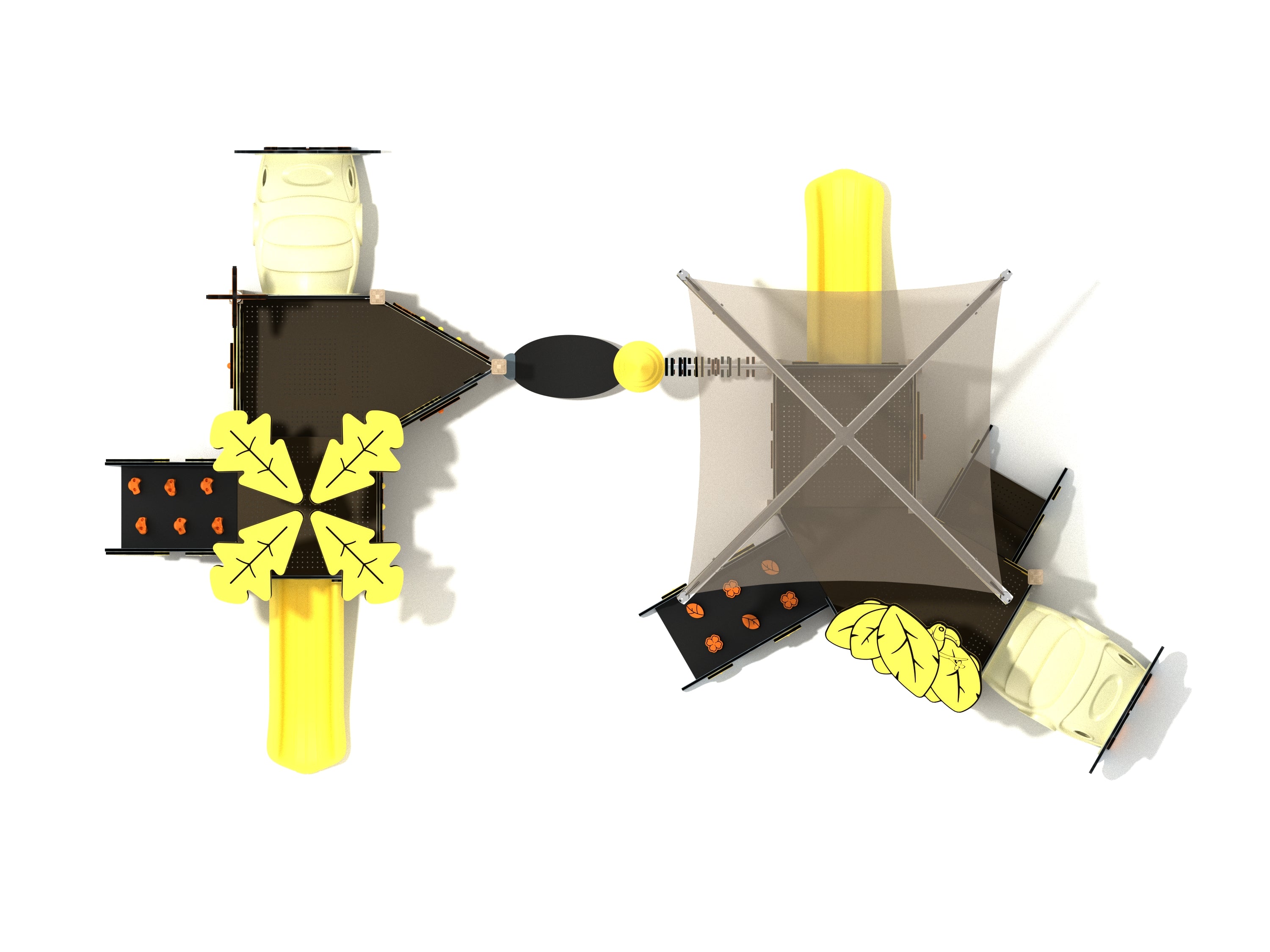 Playground Equipment Hydrangea Canopy Mini Playground SKU PCM031