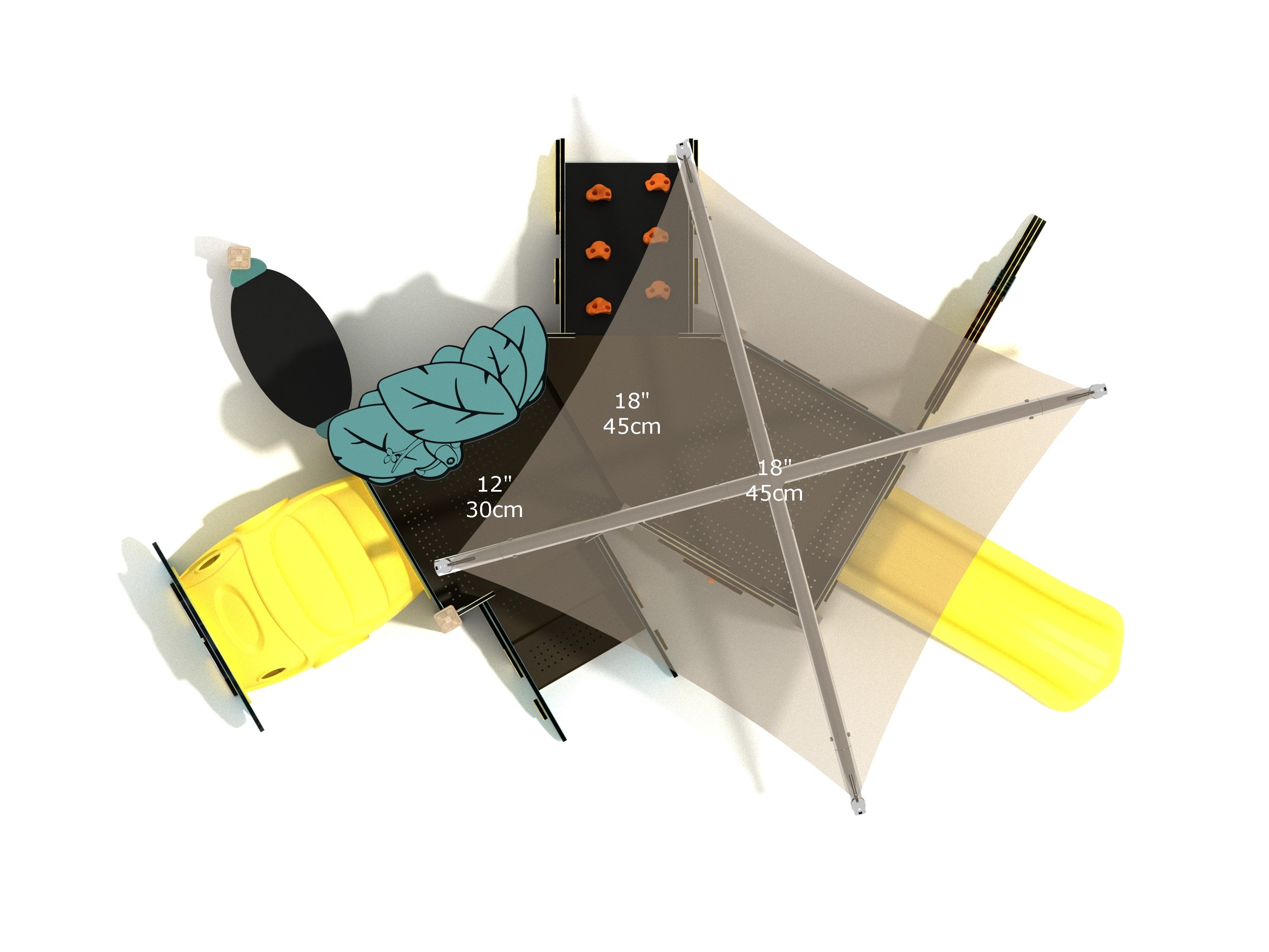 Playground Equipment Oleander Canopy Mini Playground SKU PCM033