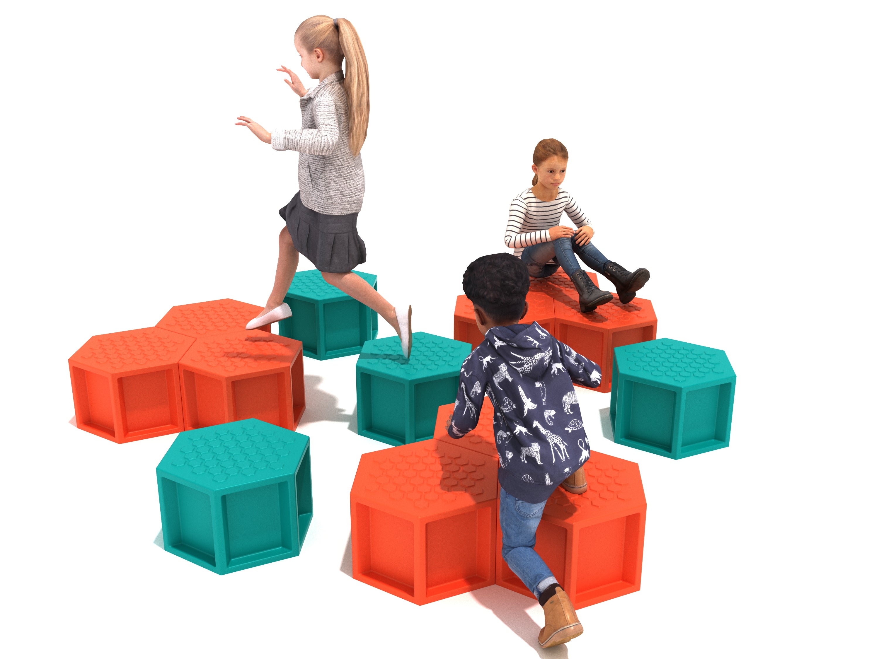 Playground Equipment Intermediate Honeycomb Climber SKU PHC005