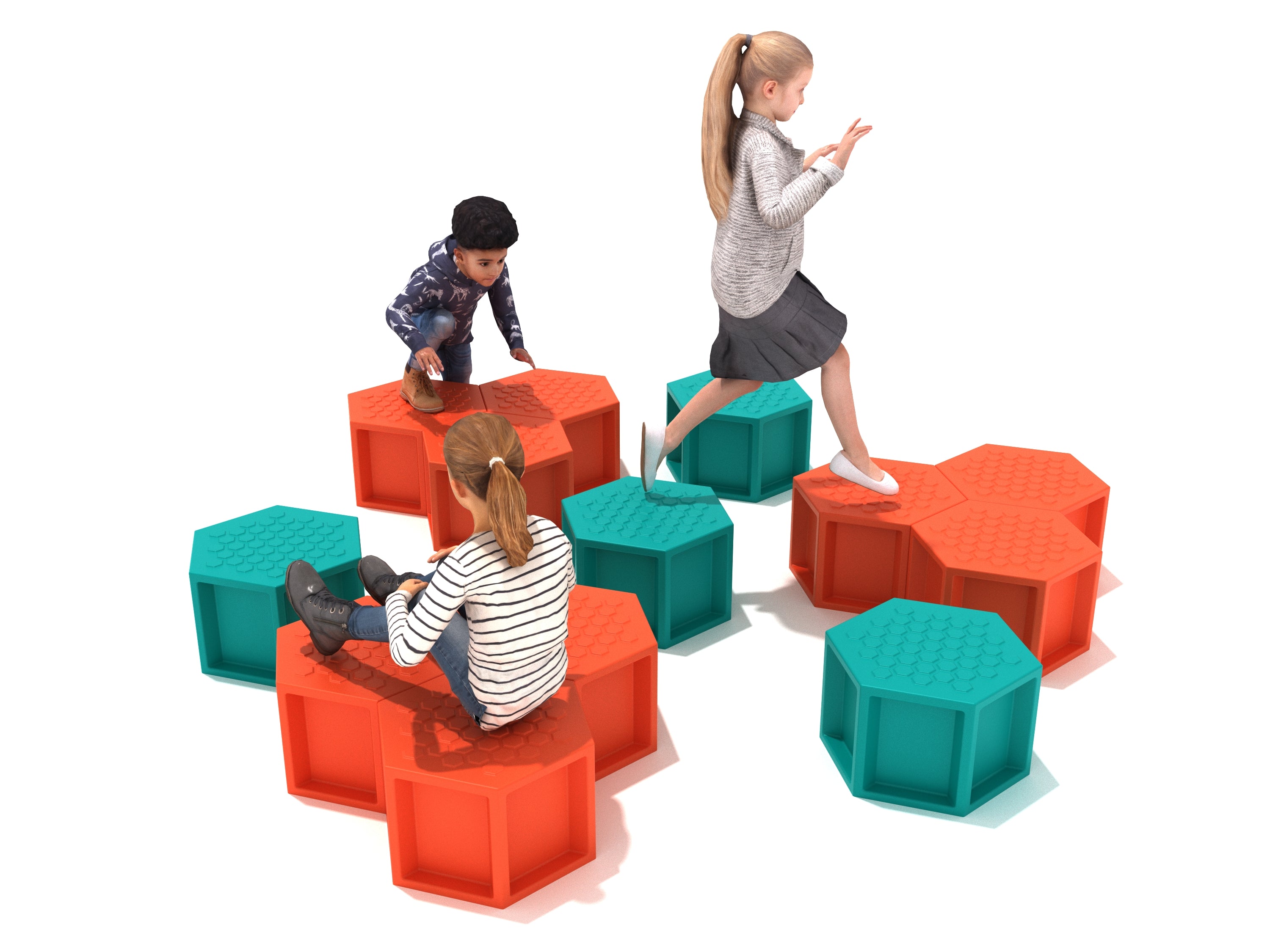 Playground Equipment Intermediate Honeycomb Climber SKU PHC005