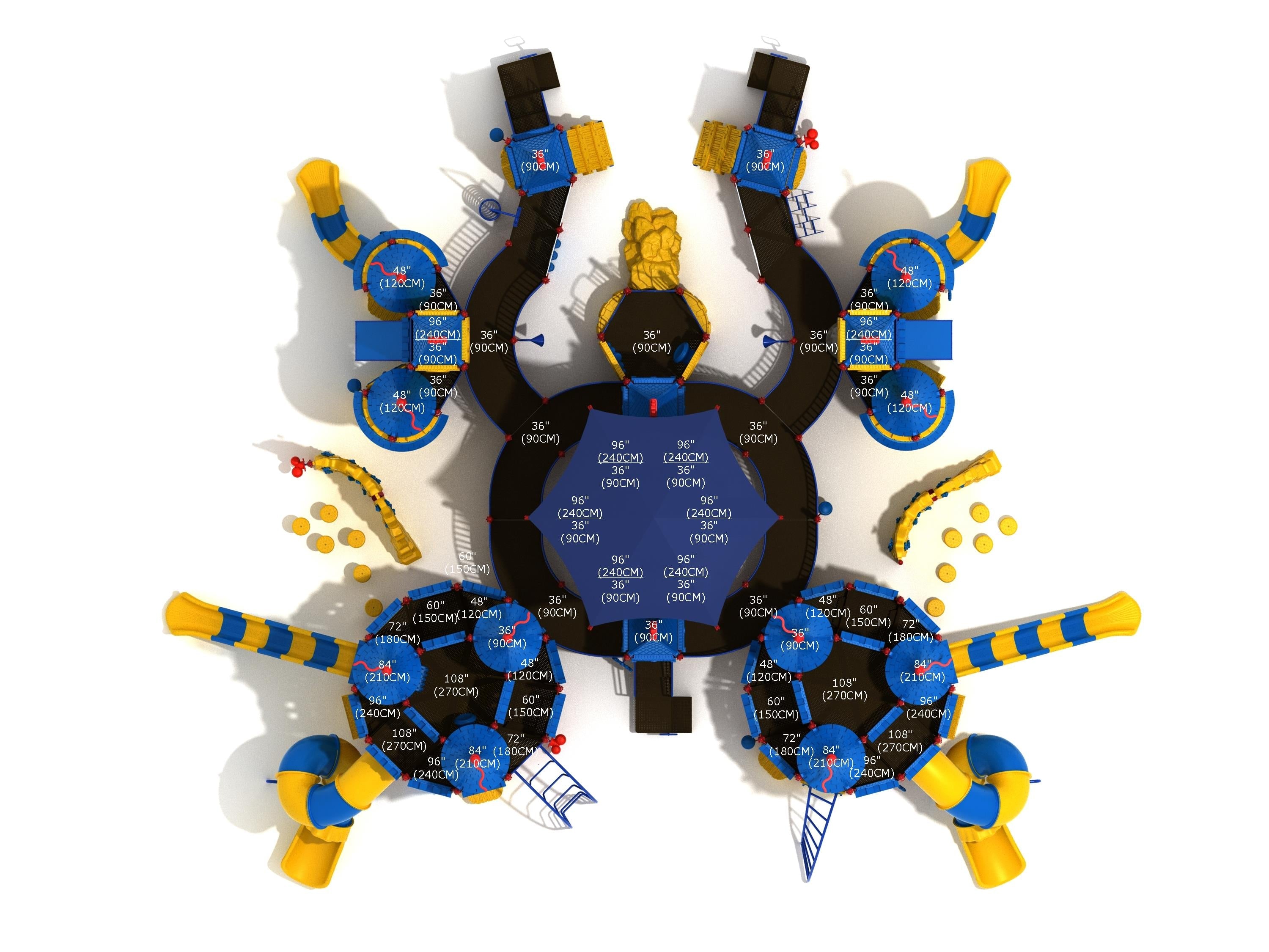 Playground Equipment Hidden Hallows SKU PCT078