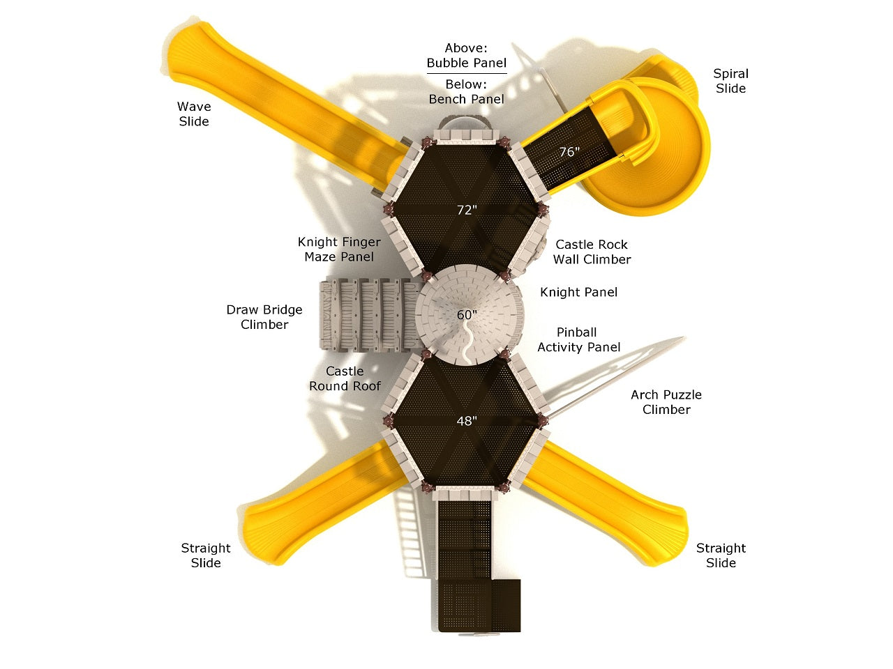 Playground Equipment High King’s Hold SKU PCT080