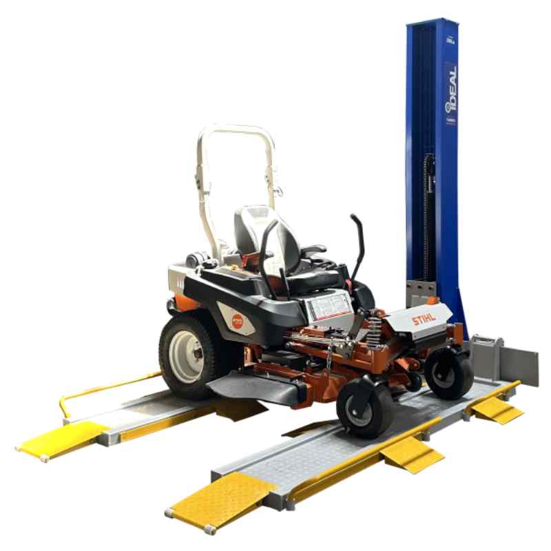 Ideal 2,000lb Mower Lift Single Column SKU SC-2K-UTV-X