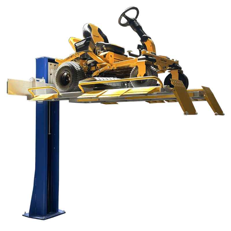 Ideal 2,000lb Mower Lift Single Column SKU SC-2K-UTV-X