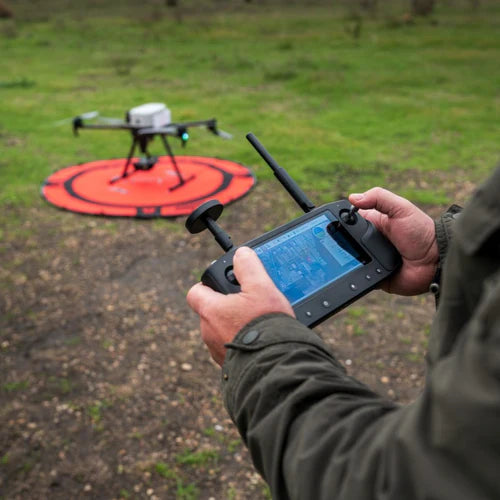 Inspired Flight IF800 TOMCAT Quadcopter Blue Herelink Ground Control Station SKU 102830