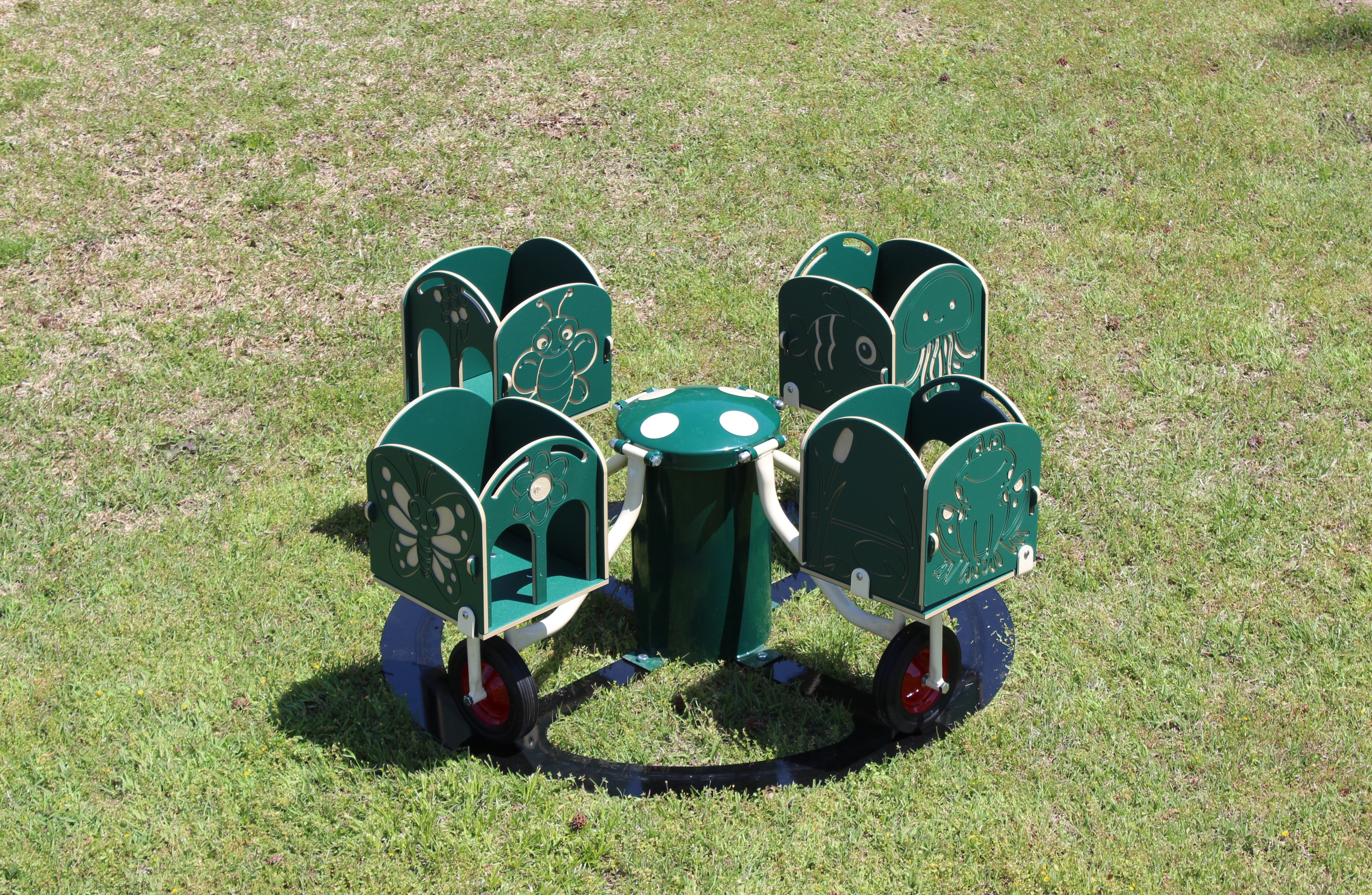 Infinity Playgrounds Carrington’s Carousel Merry Go Cycle SKU IP-5025