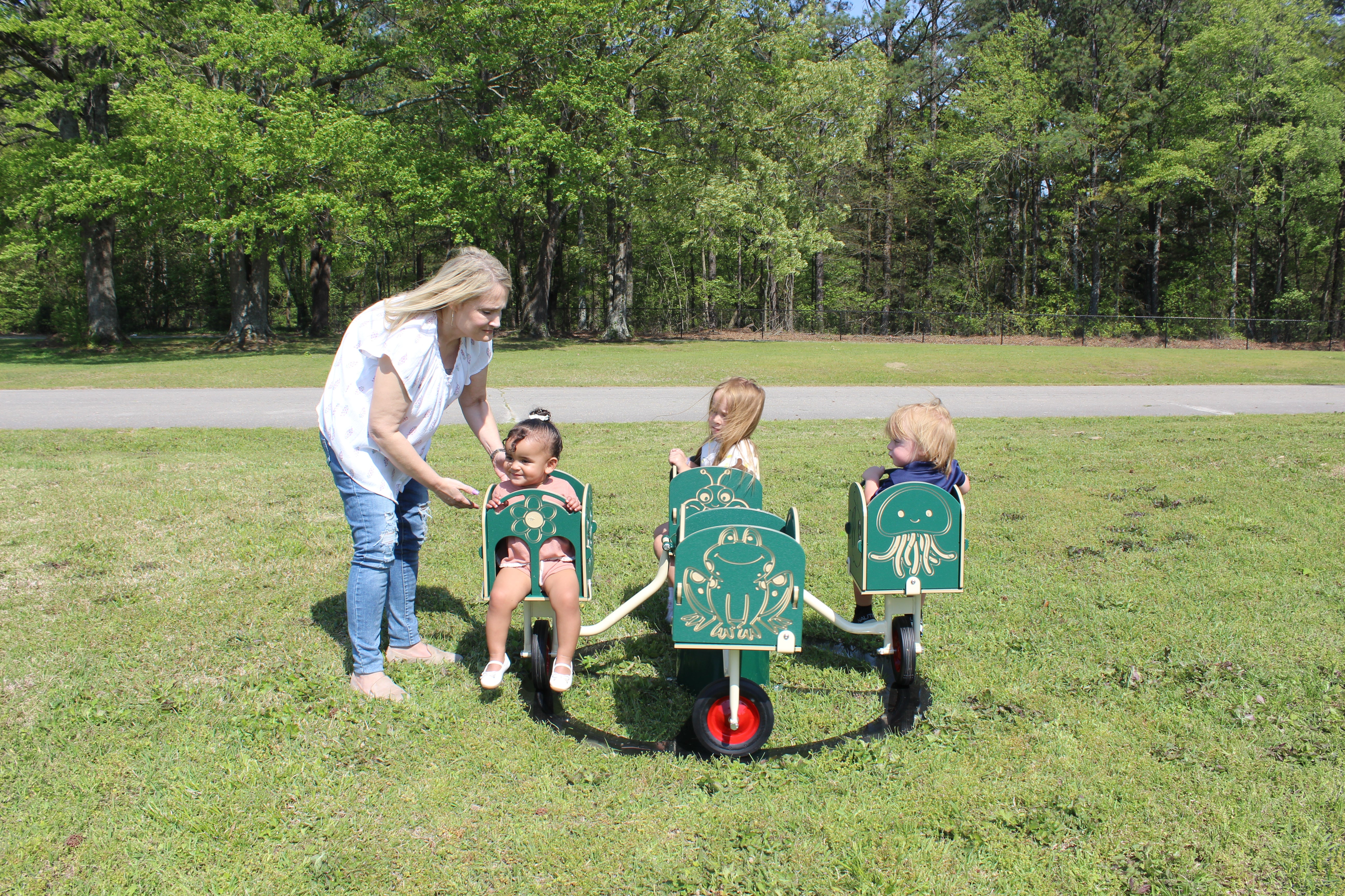 Infinity Playgrounds Carrington’s Carousel Merry Go Cycle SKU IP-5025