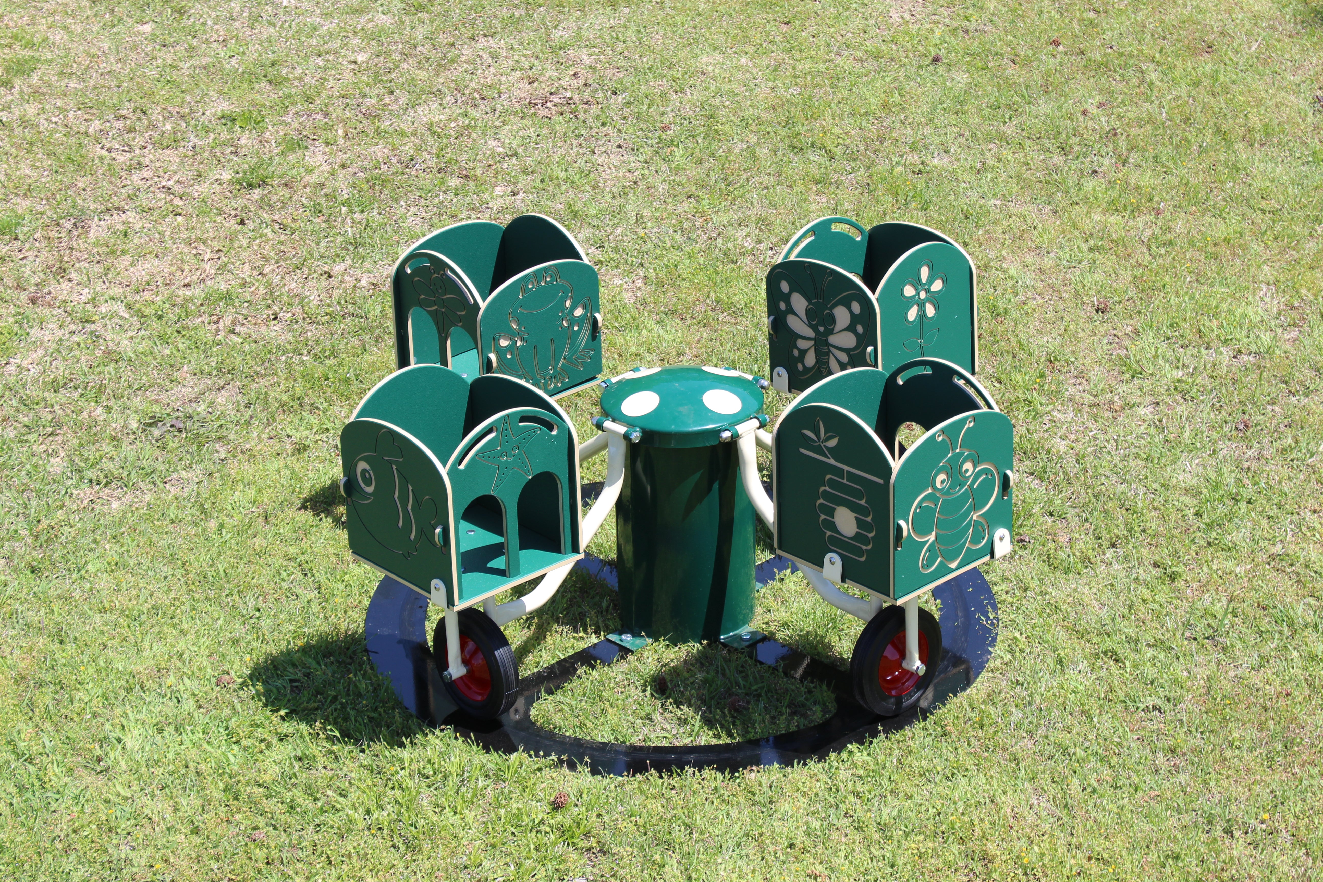 Infinity Playgrounds Carrington’s Carousel Merry Go Cycle SKU IP-5025