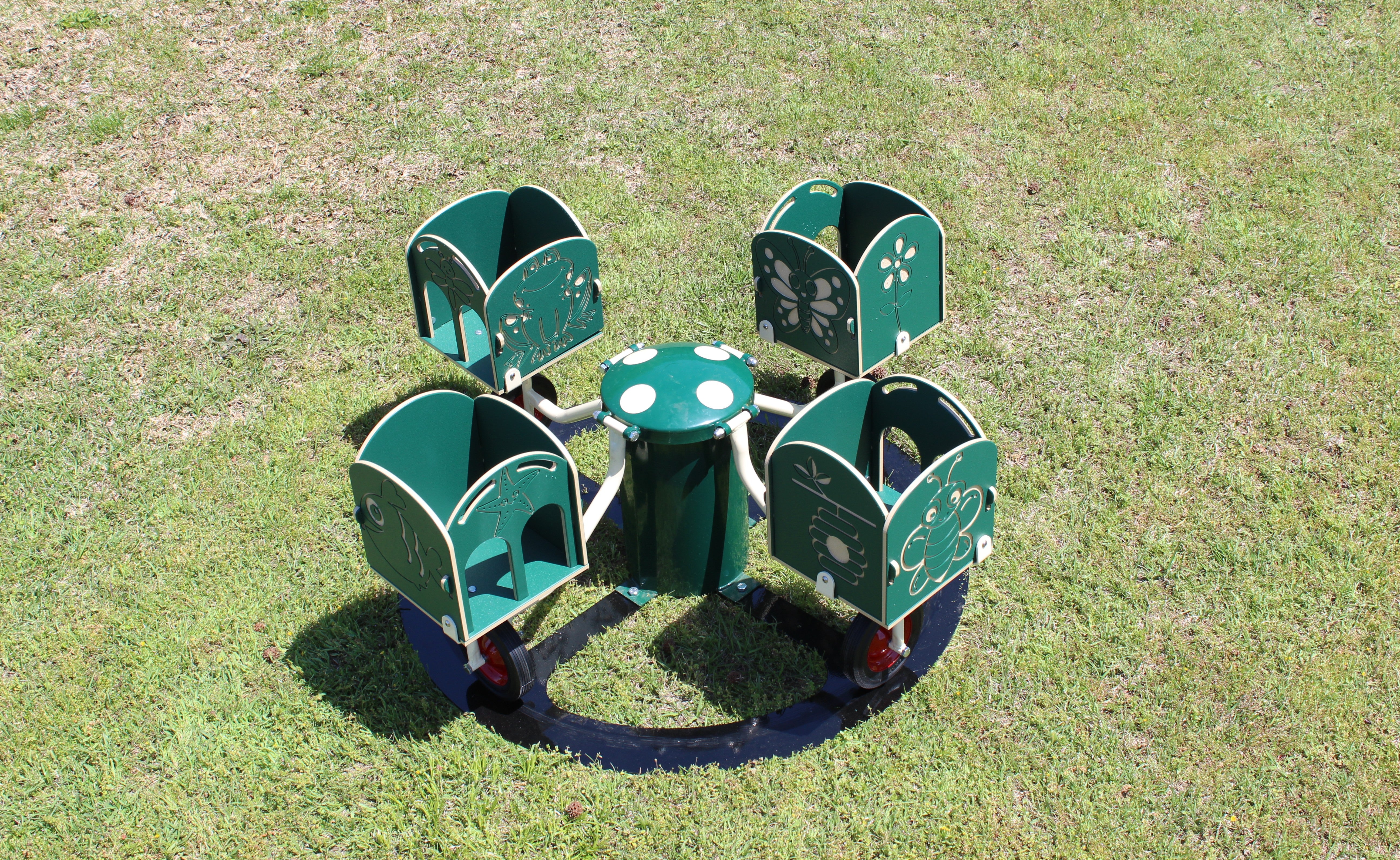 Infinity Playgrounds Carrington’s Carousel Merry Go Cycle SKU IP-5025