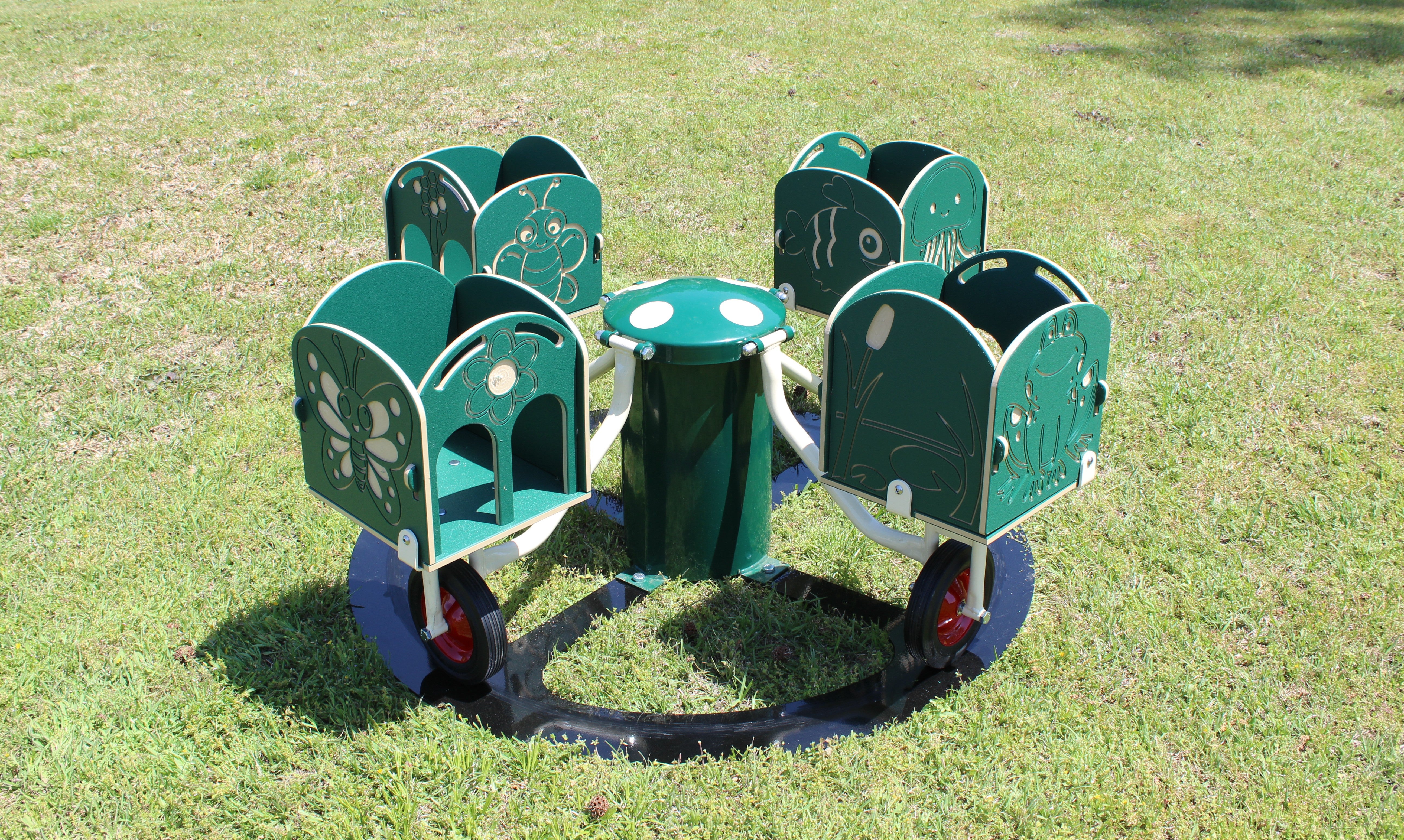 Infinity Playgrounds Carrington’s Carousel Merry Go Cycle SKU IP-5025