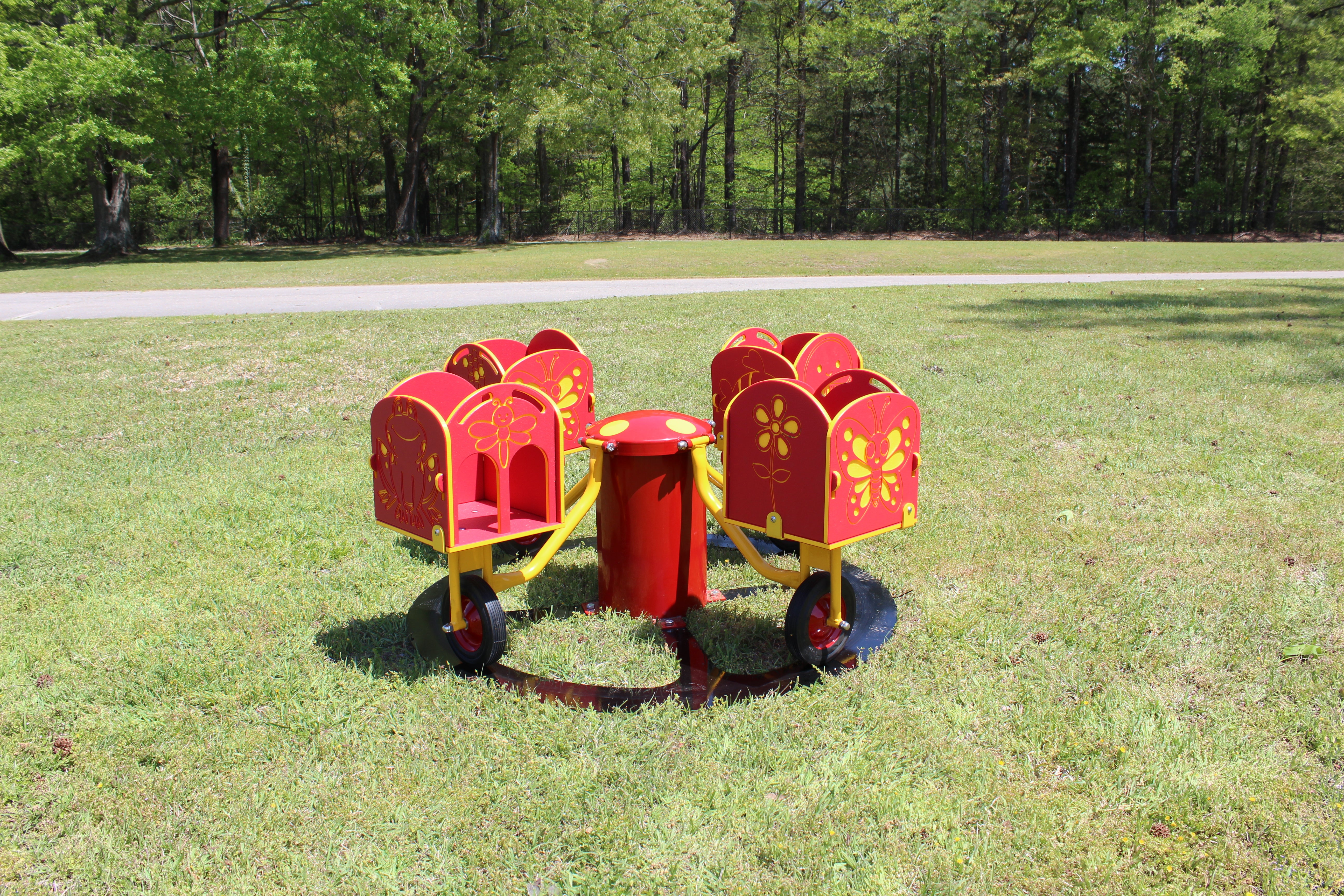 Infinity Playgrounds Carrington’s Carousel Merry Go Cycle SKU IP-5025