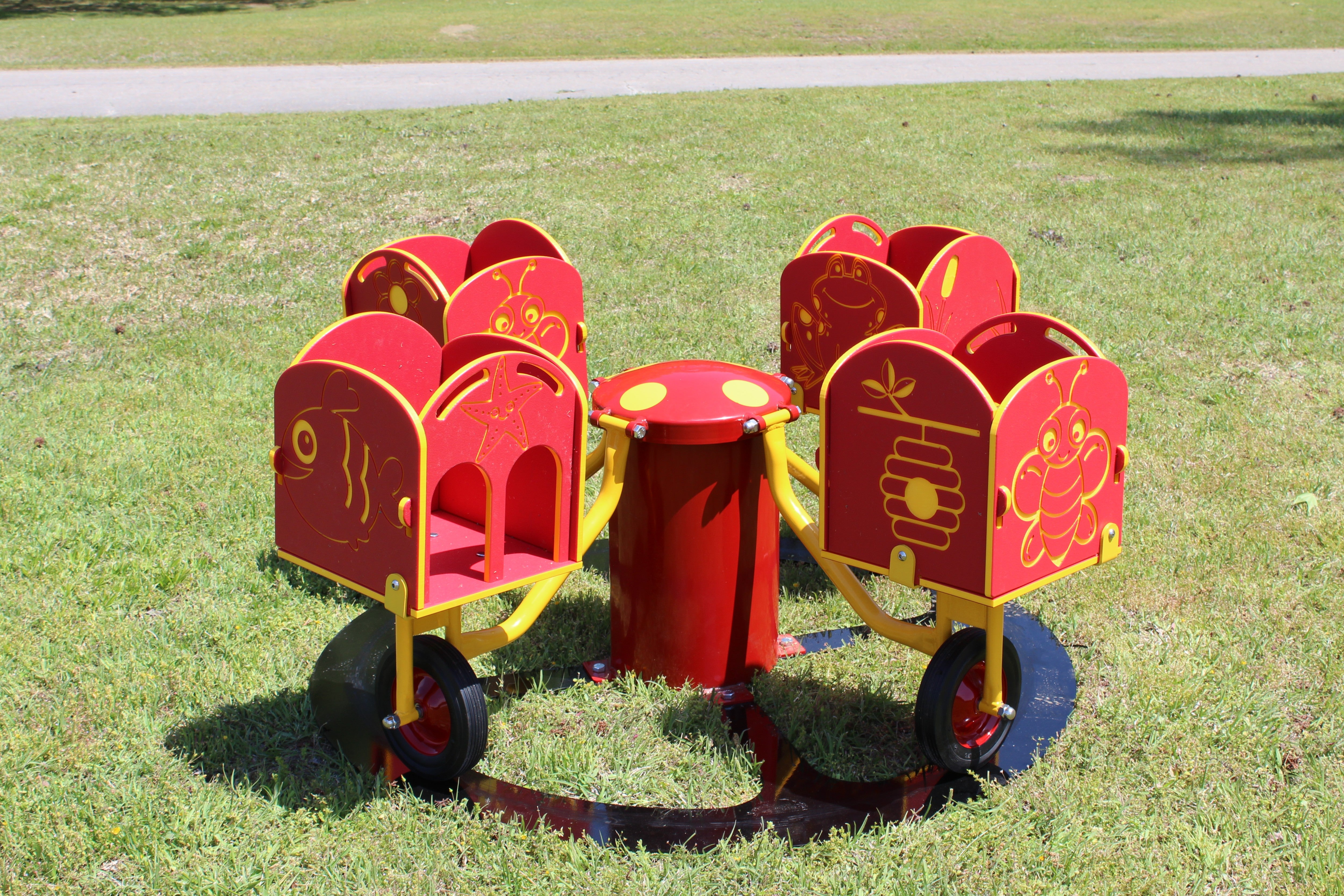 Infinity Playgrounds Carrington’s Carousel Merry Go Cycle SKU IP-5025