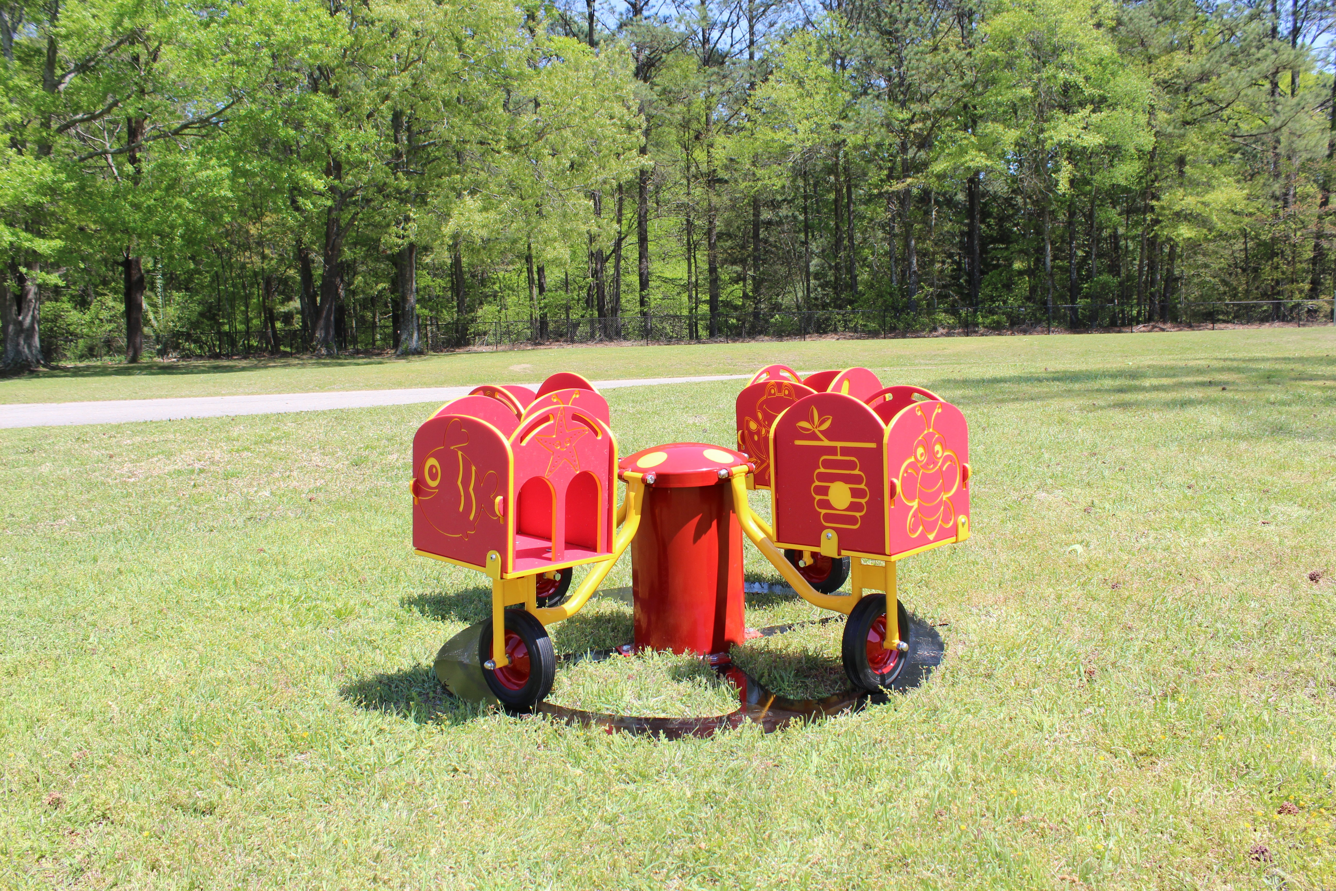 Infinity Playgrounds Carrington’s Carousel Merry Go Cycle SKU IP-5025