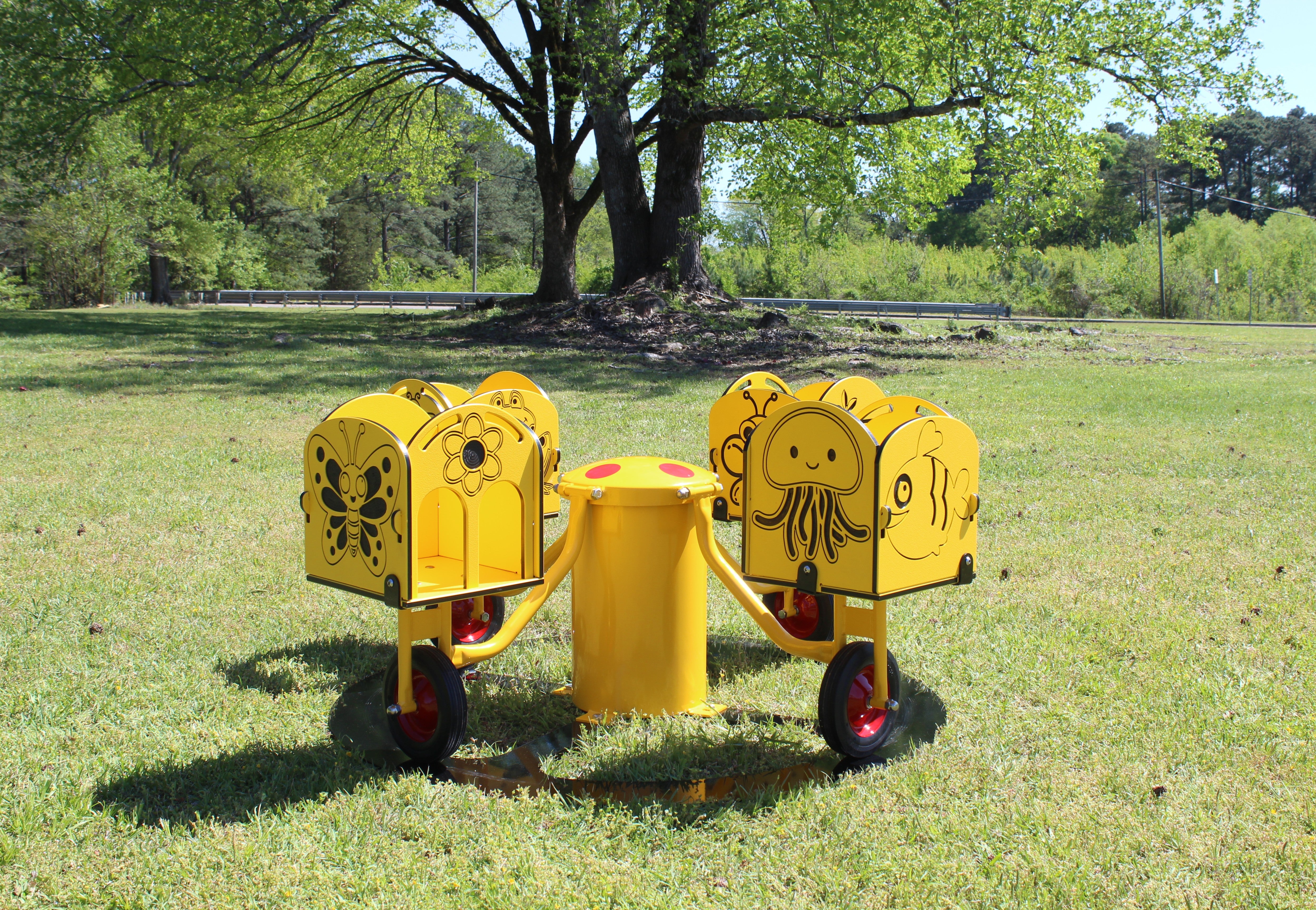 Infinity Playgrounds Carrington’s Carousel Merry Go Cycle SKU IP-5025