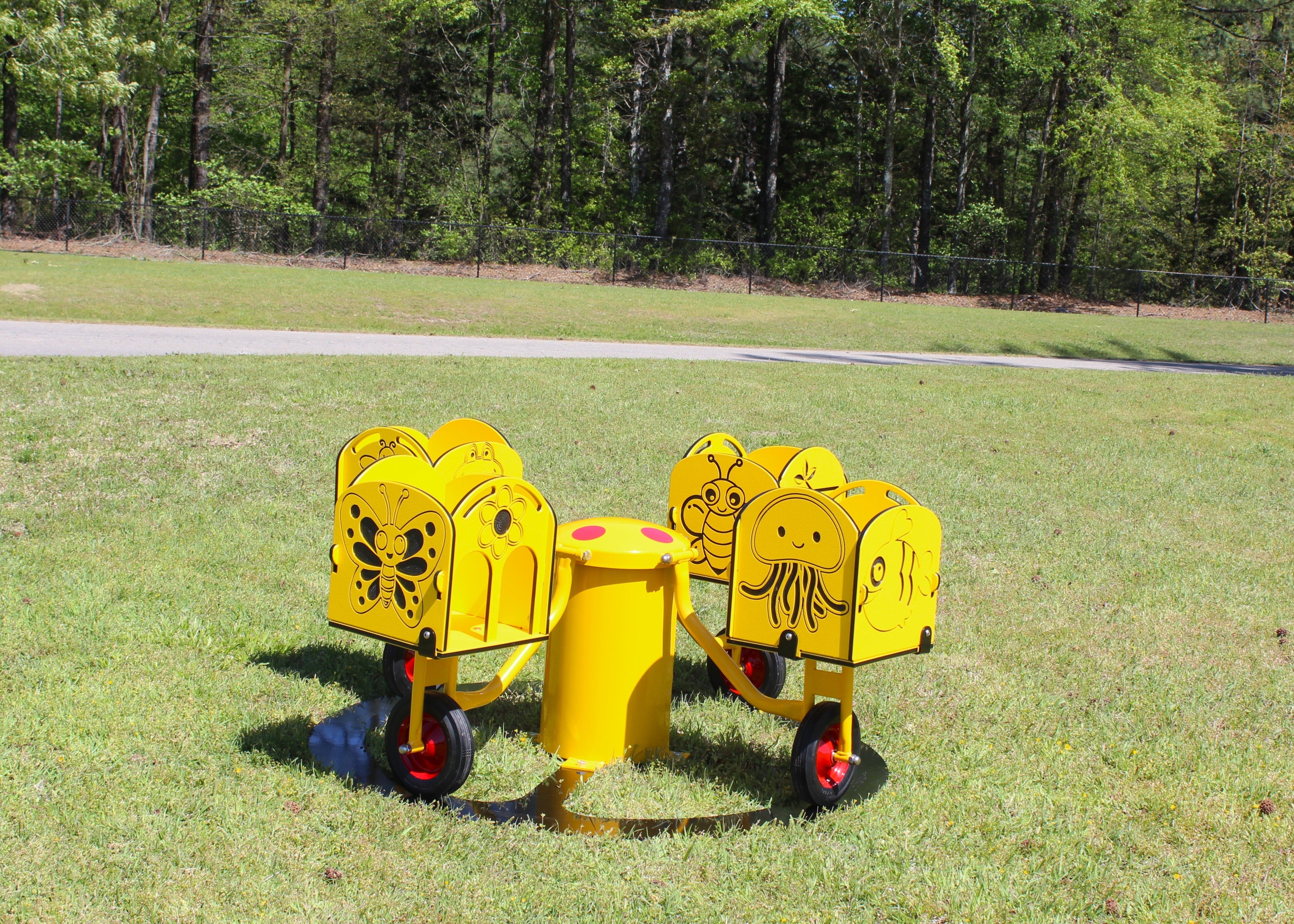 Infinity Playgrounds Carrington’s Carousel Merry Go Cycle SKU IP-5025