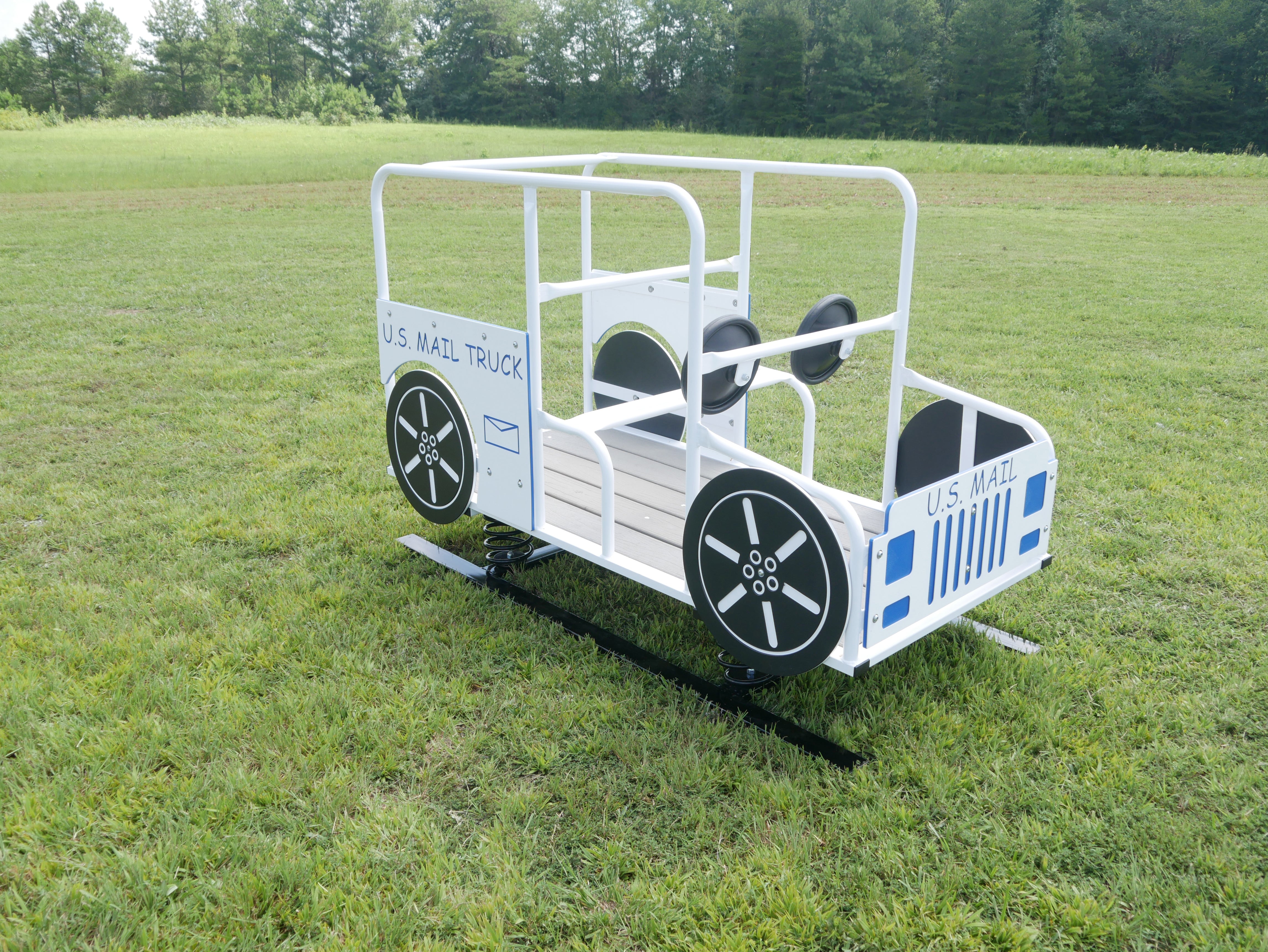 Infinity Playgrounds U.S Mail Truck w/ Springs SKU IP-7010