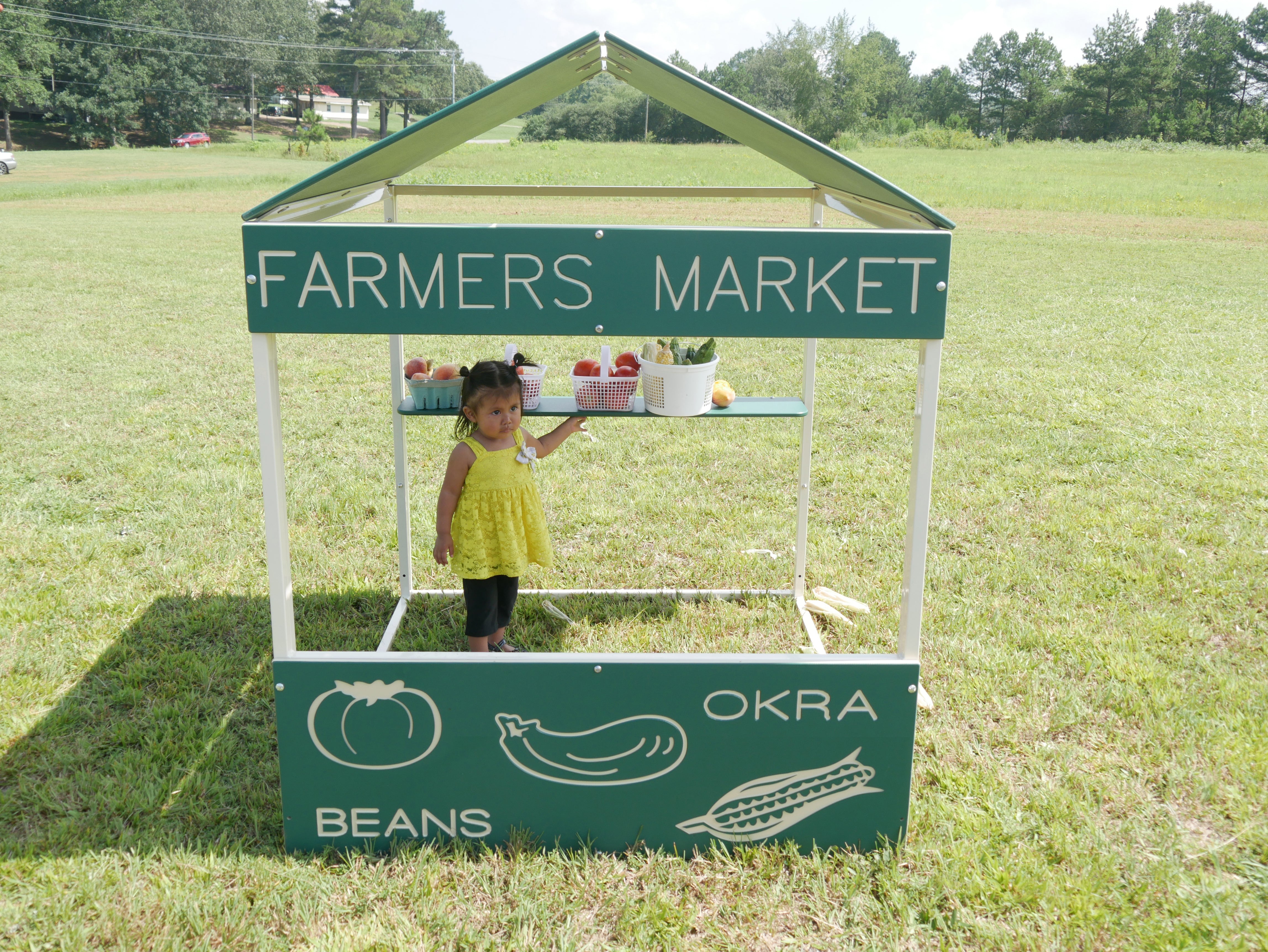Infinity Playgrounds Farmers Market Playhouse SKU IP-7014