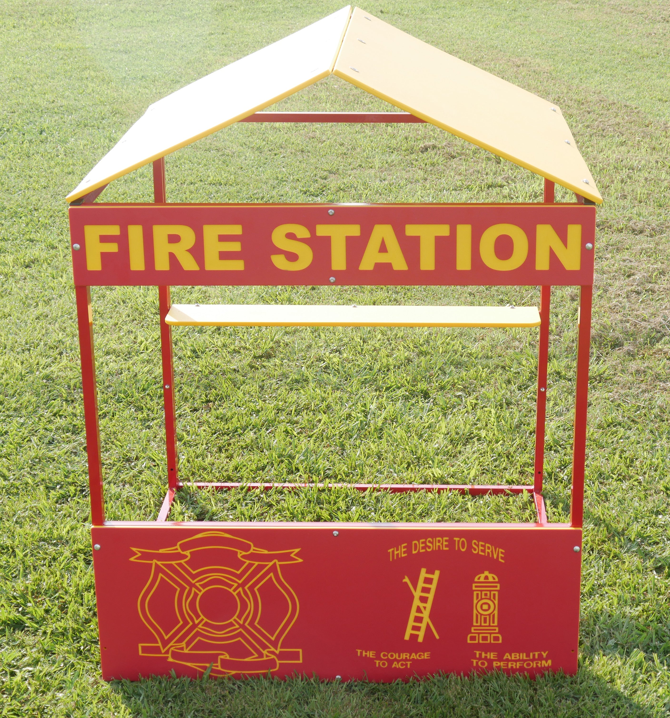 Infinity Playgrounds Fire Station Playhouse SKU IP-7016
