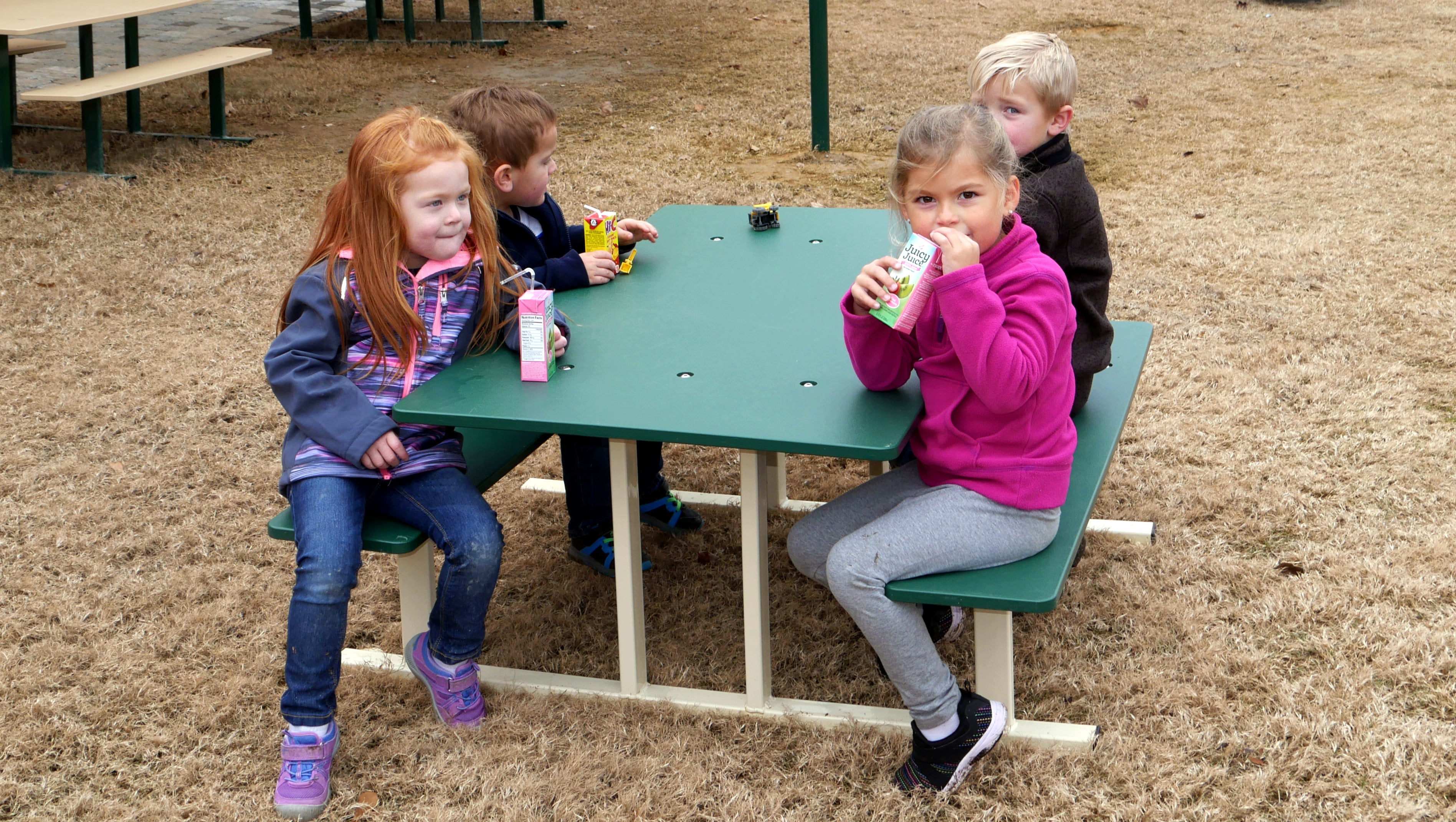 Infinity Playgrounds Preschool Picnic Table SKU IP-7038