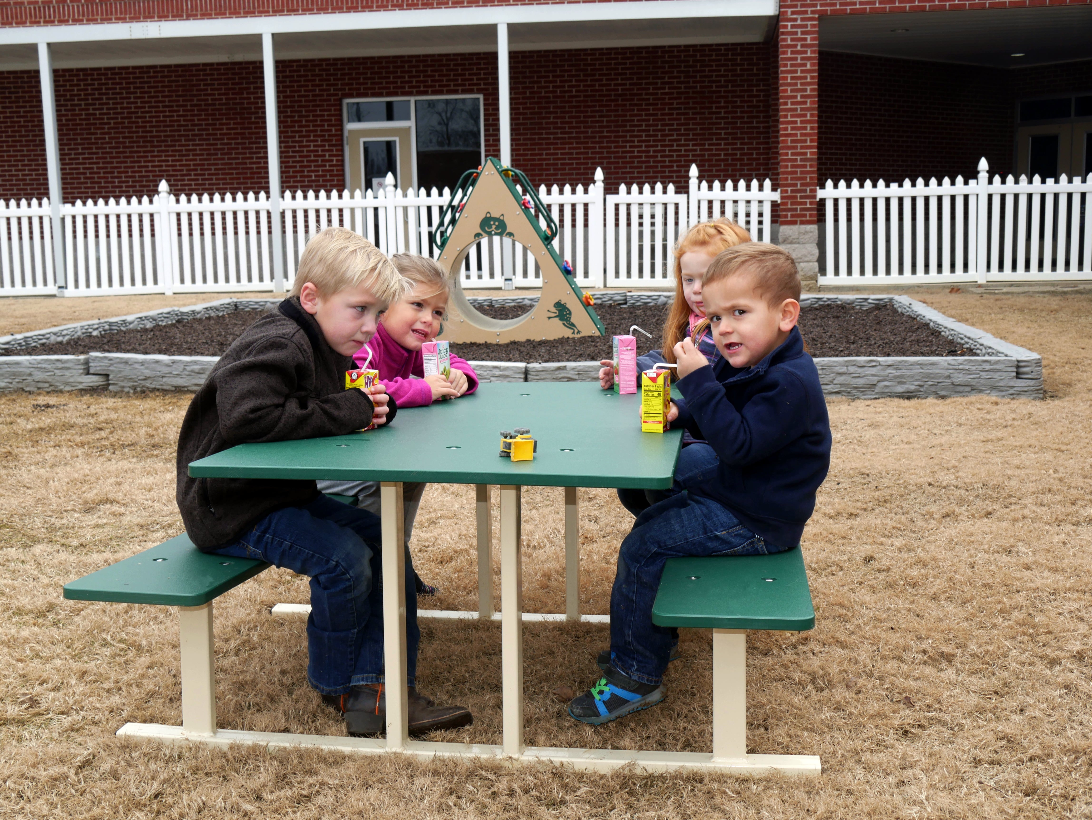 Infinity Playgrounds Preschool Picnic Table SKU IP-7038