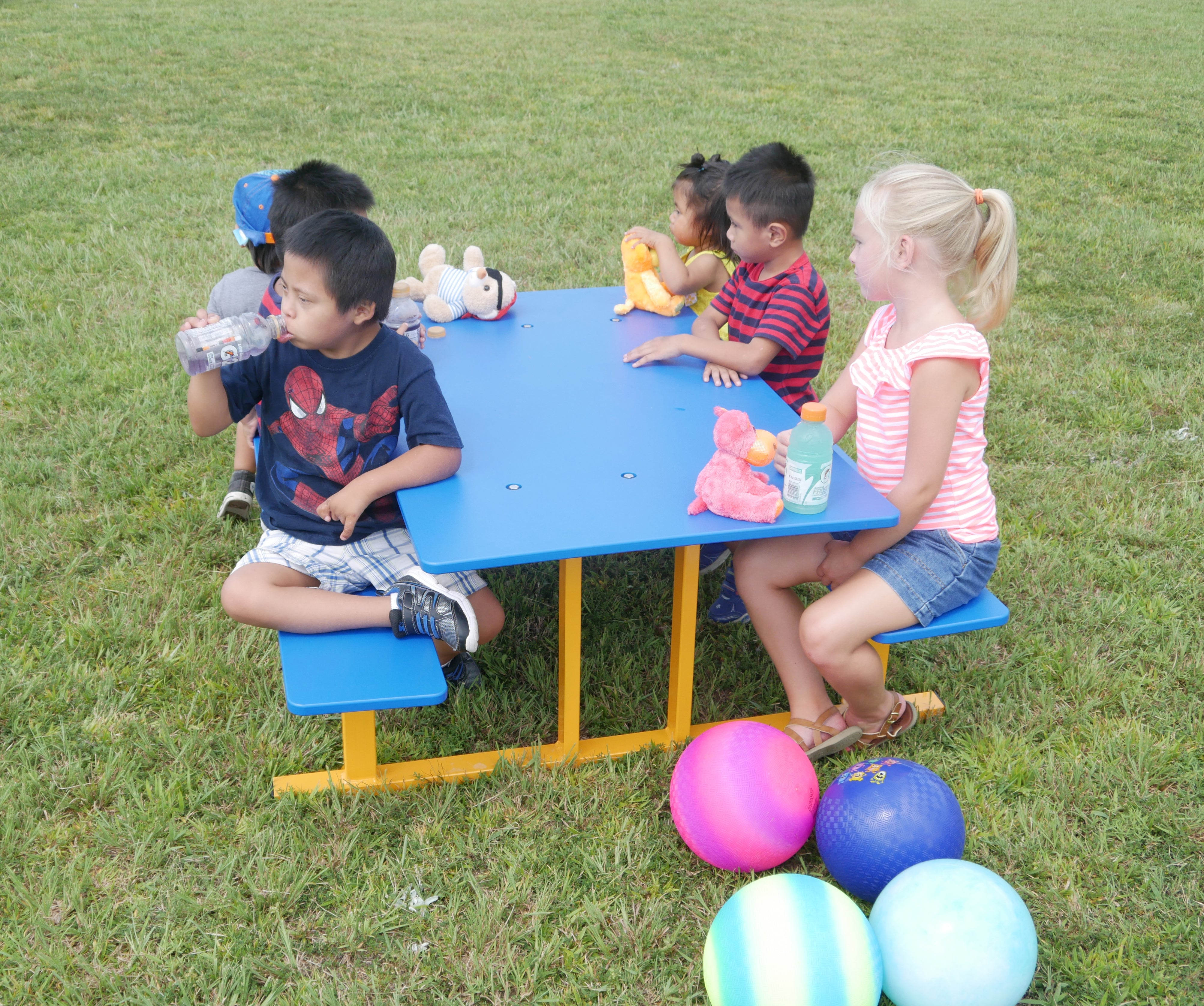 Infinity Playgrounds Preschool Picnic Table SKU IP-7038