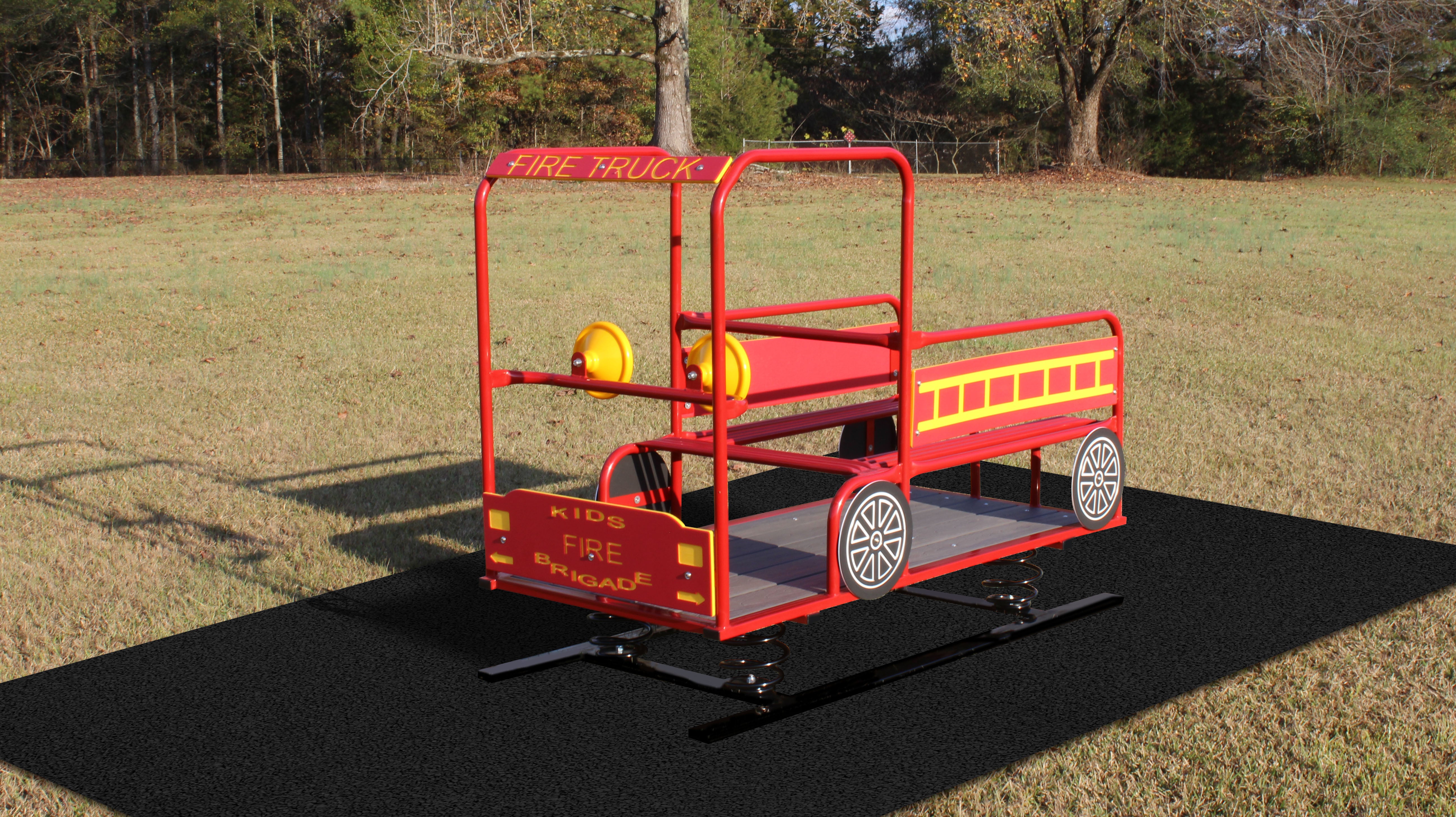 Infinity Playgrounds Fire Truck w/ Springs SKU IP-8002