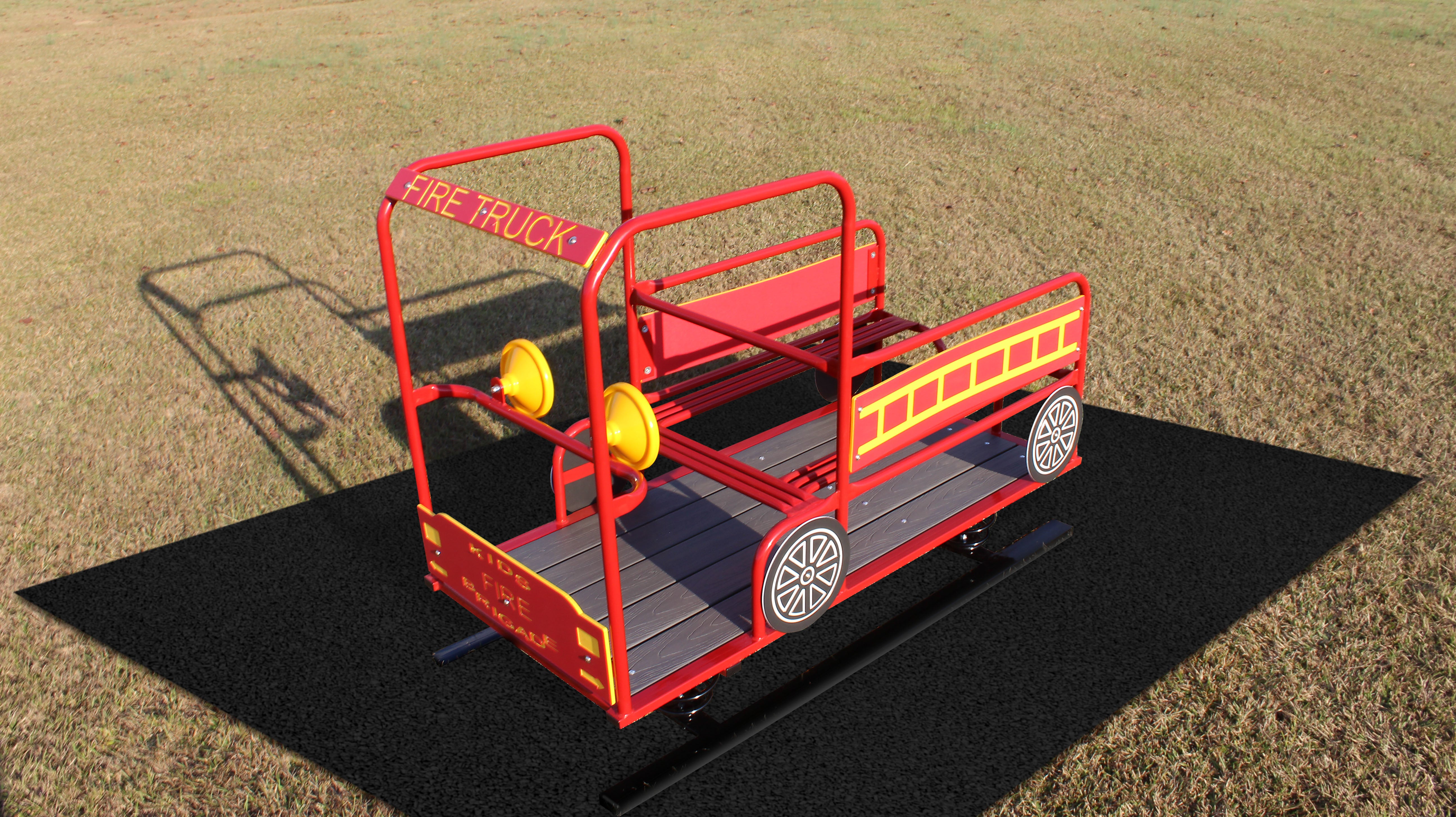 Infinity Playgrounds Fire Truck w/ Springs SKU IP-8002