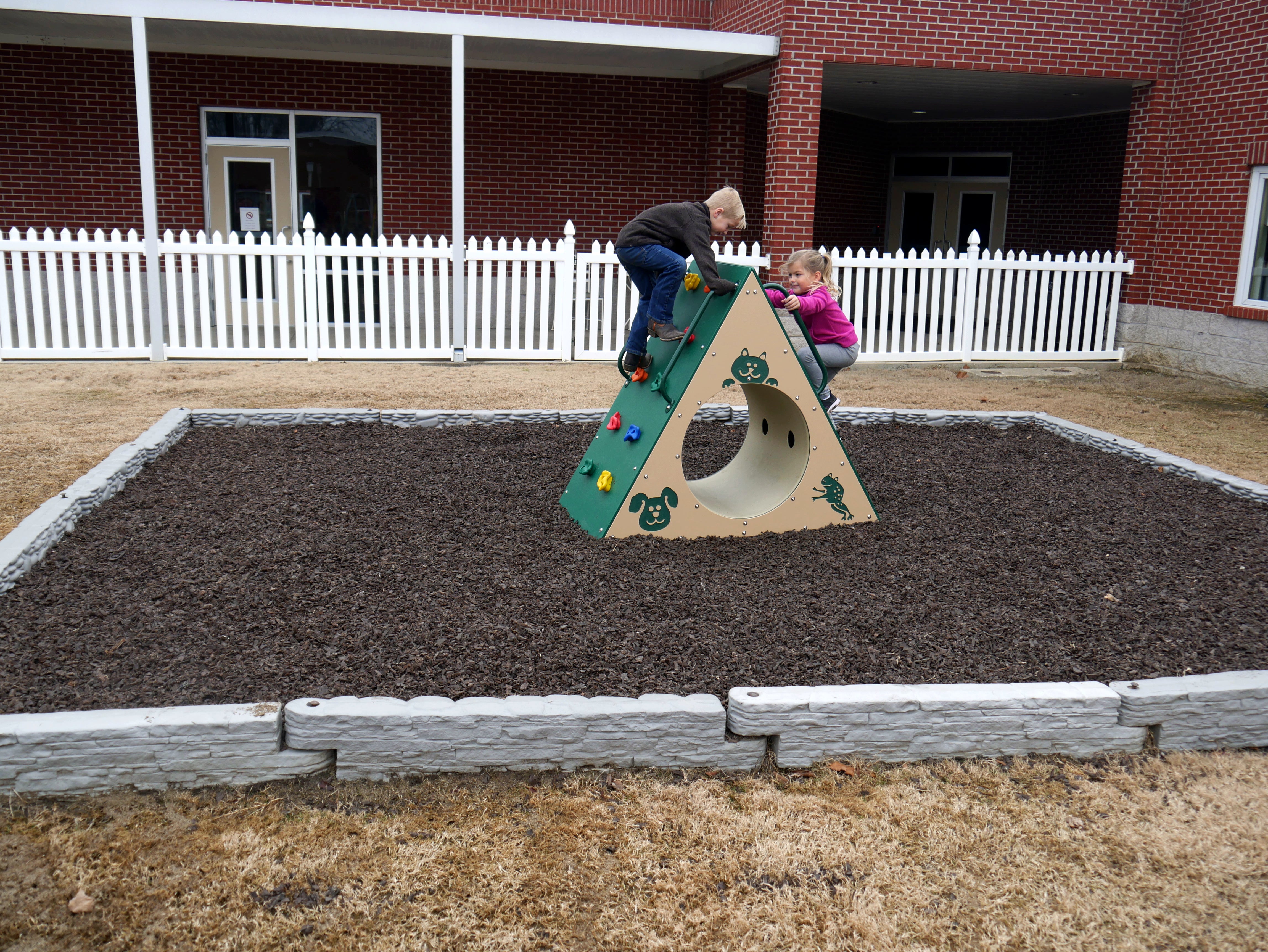 Infinity Playgrounds Climbing Wall w/ Tunnel SKU IP-8038