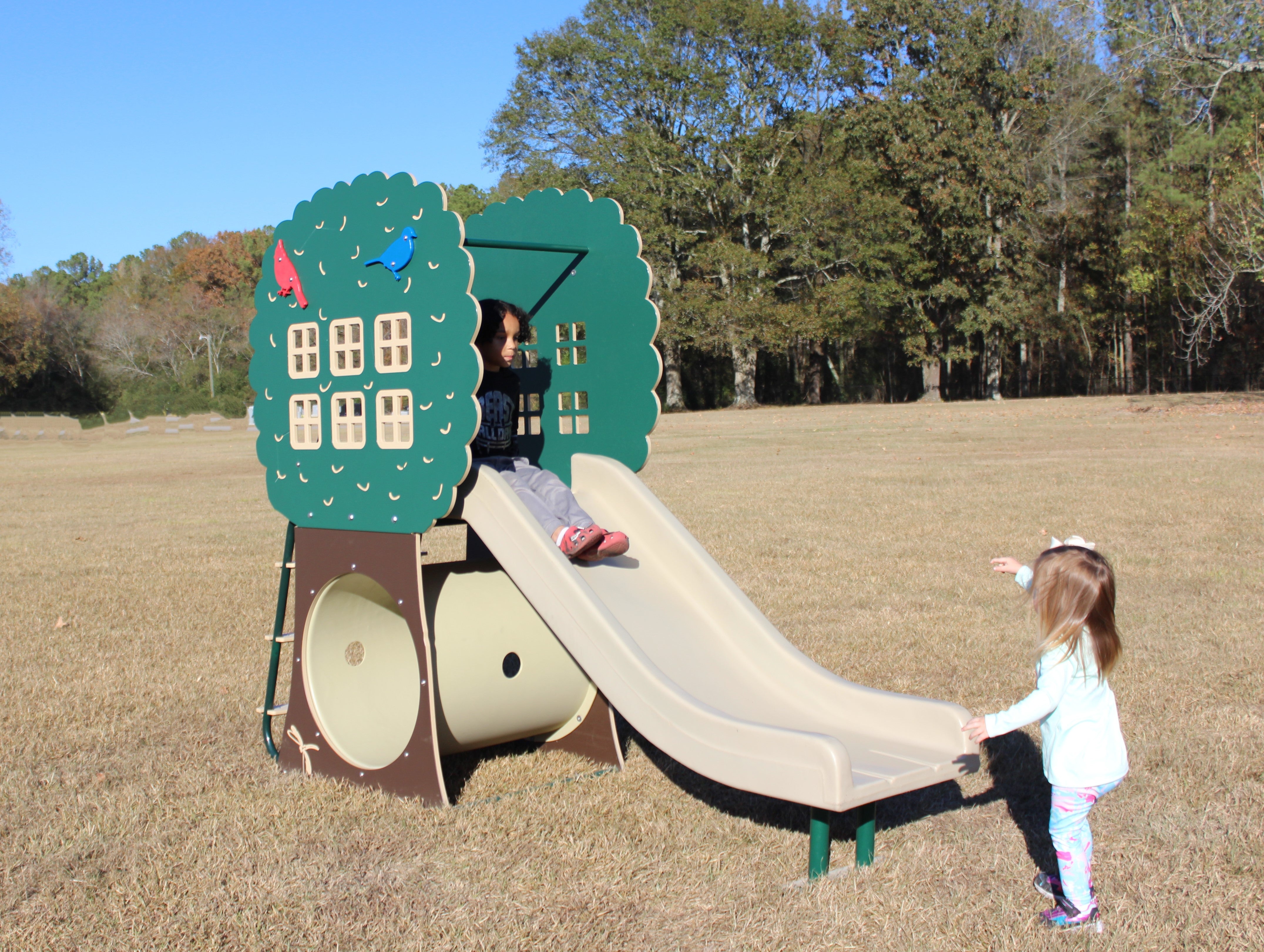 Infinity Playgrounds Treehouse Fun Slide SKU IP-8070
