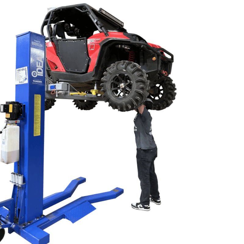 iDEAL Mobile Single Column Lift 6,000lb Portable SKU MSC-6KLP