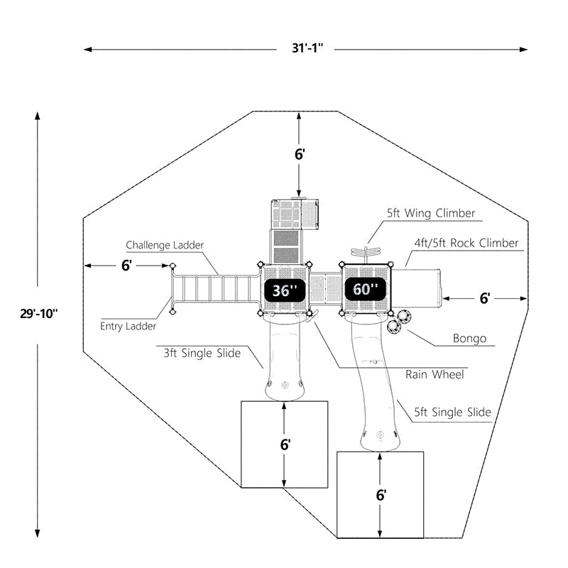 Wisdom Jungle Play Playground SKU QSWP-350026