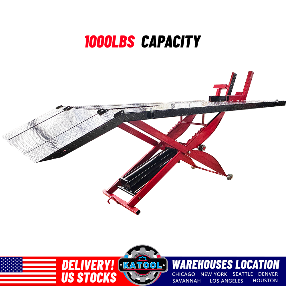 Katool Hydraulic 1000lbs Motorcycle Lift SKU KT-MOTO100LT