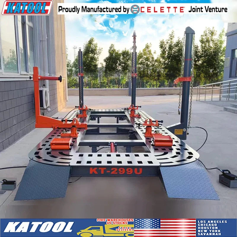 Katool Auto Body Frame Machine 20ft w/ 4 Towers SKU KT-299U