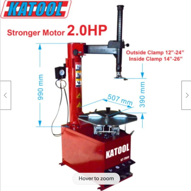 Katool Tire Changer & Wheel Balancer Combo SKU KT-T800 + KT-B750