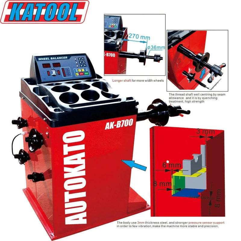 Katool Tire Changer & Wheel Balancer Combo SKU KT-T800 + KT-B700