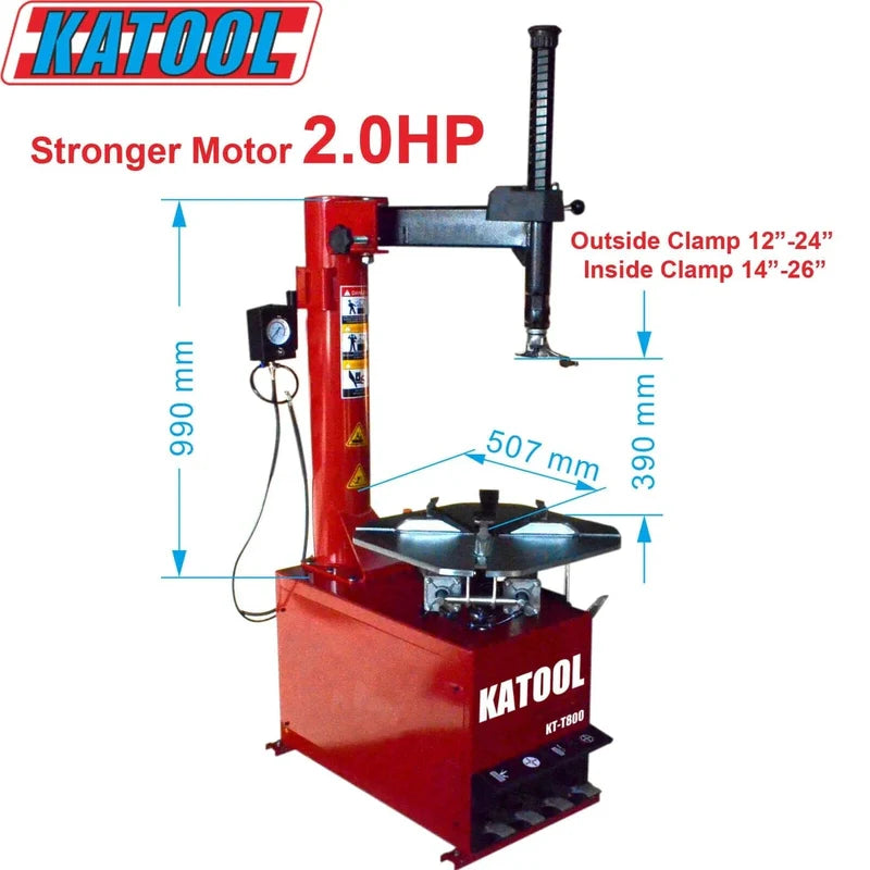 Katool Tire Changer & Wheel Balancer Combo SKU KT-T800 + KT-B760