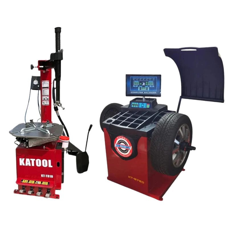 Katool Tire Changer & Wheel Balancer Combo SKU KT-T810+KT-B750