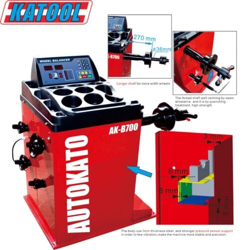 Katool Tire Changer & Wheel Balancer Combo SKU KT-T810 + KT-B700