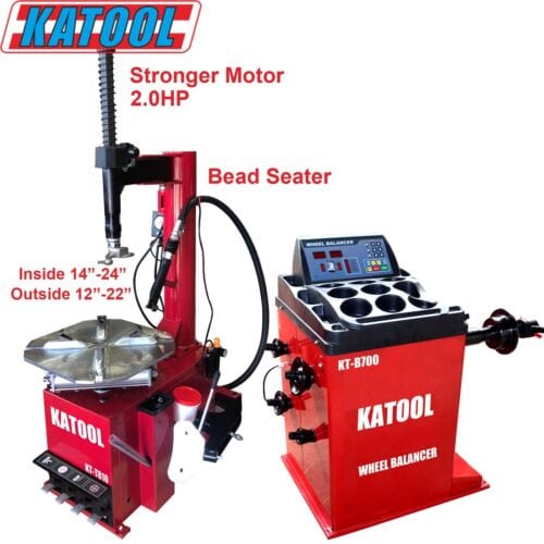 Katool Tire Changer & Wheel Balancer Combo SKU KT-T810+KT-B700