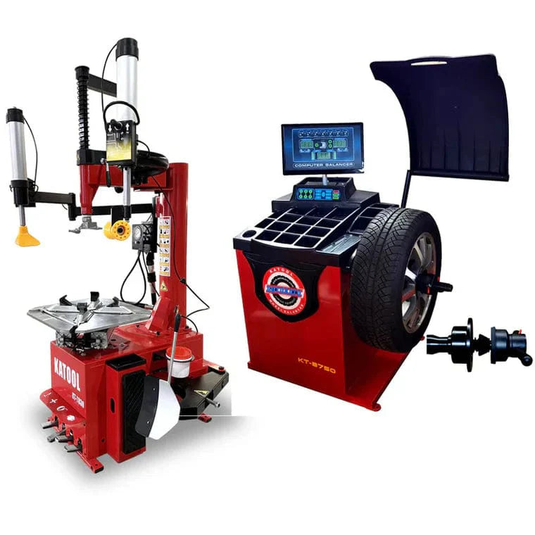 Katool Tire Changer & Wheel Balancer Combo SKU KT-T830+KT-B750
