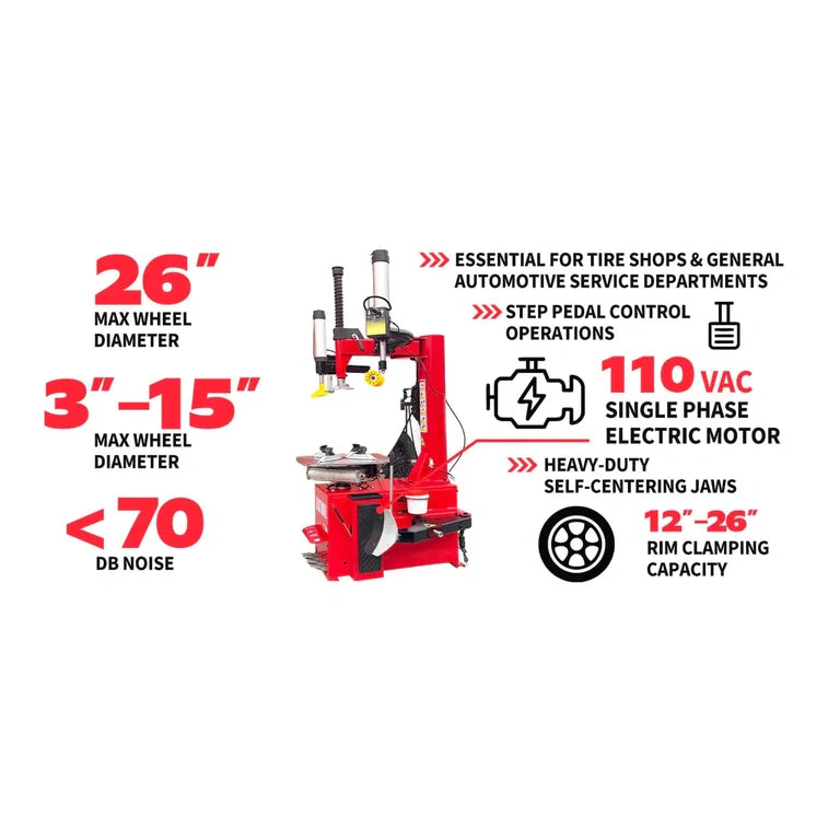 Katool Wheel Clamp Tire Changer Machine SKU KT-T830